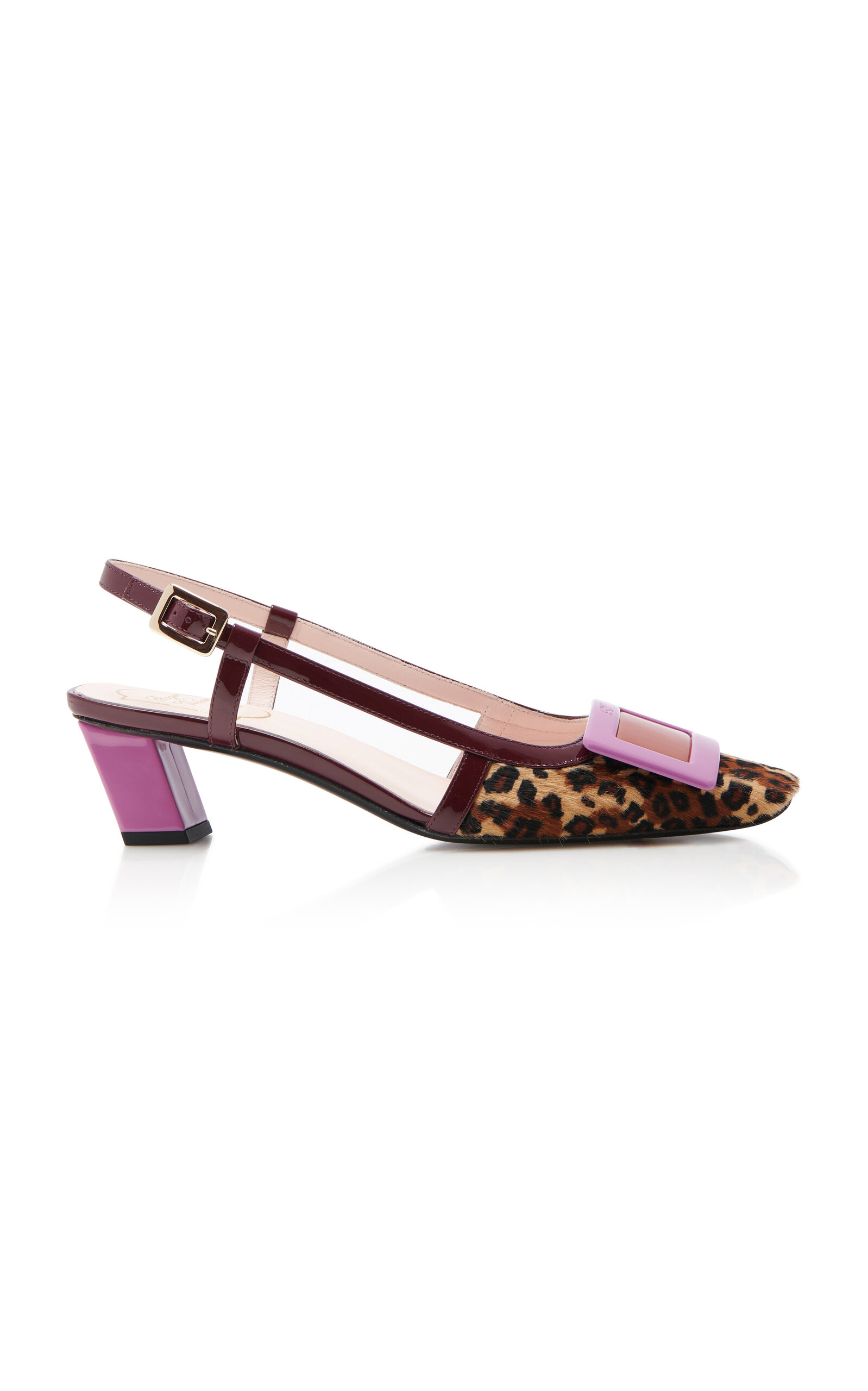 Roger Vivier Belle Vivier Ponyhair Slingback Pumps