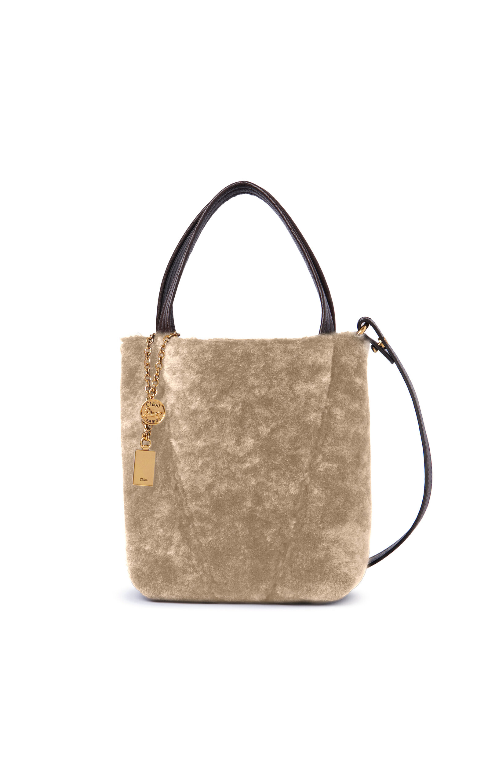 Chloé Spin Shearling Bucket Bag