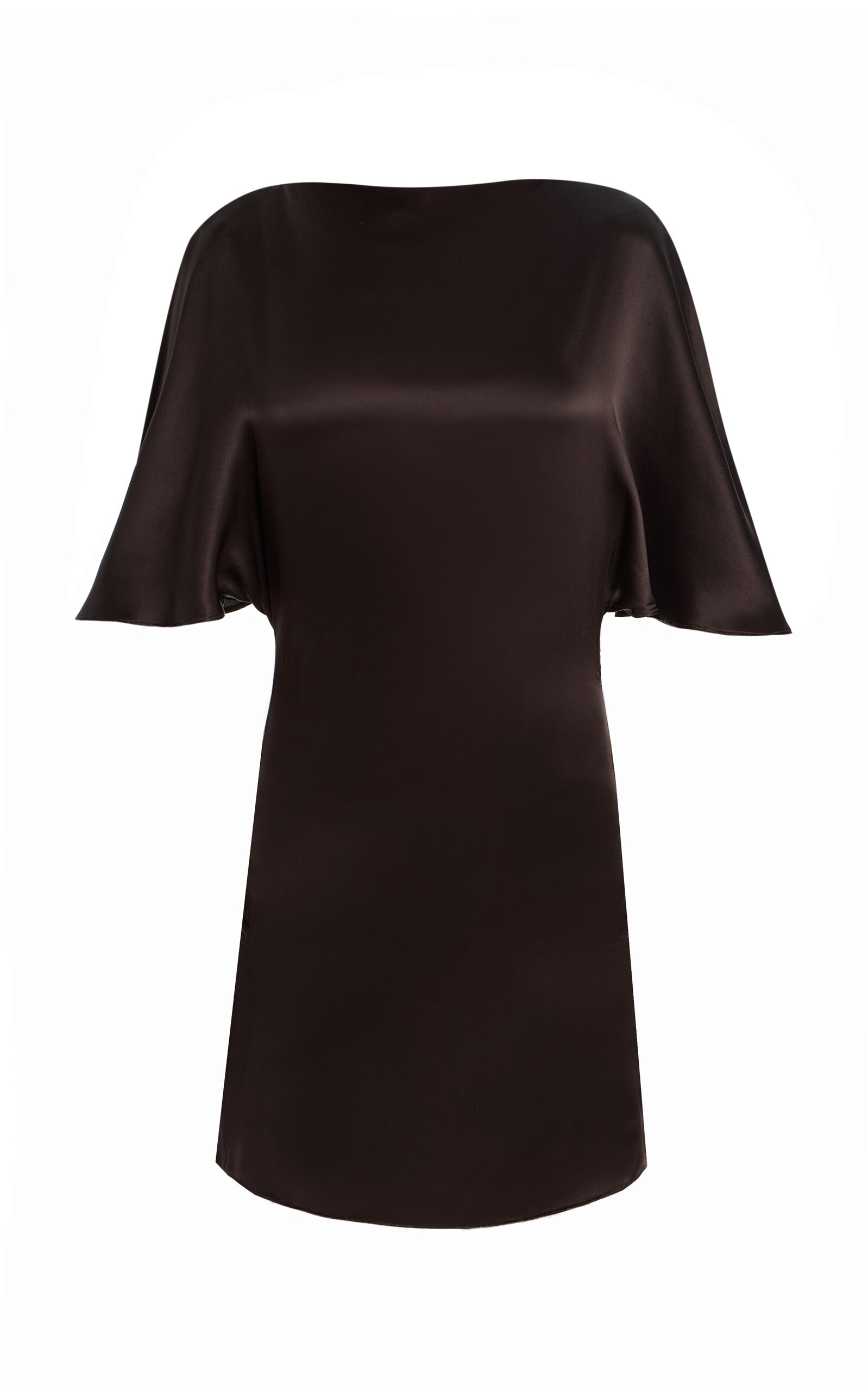 S.s. Daley Matilda Silk Mini Dress In Brown