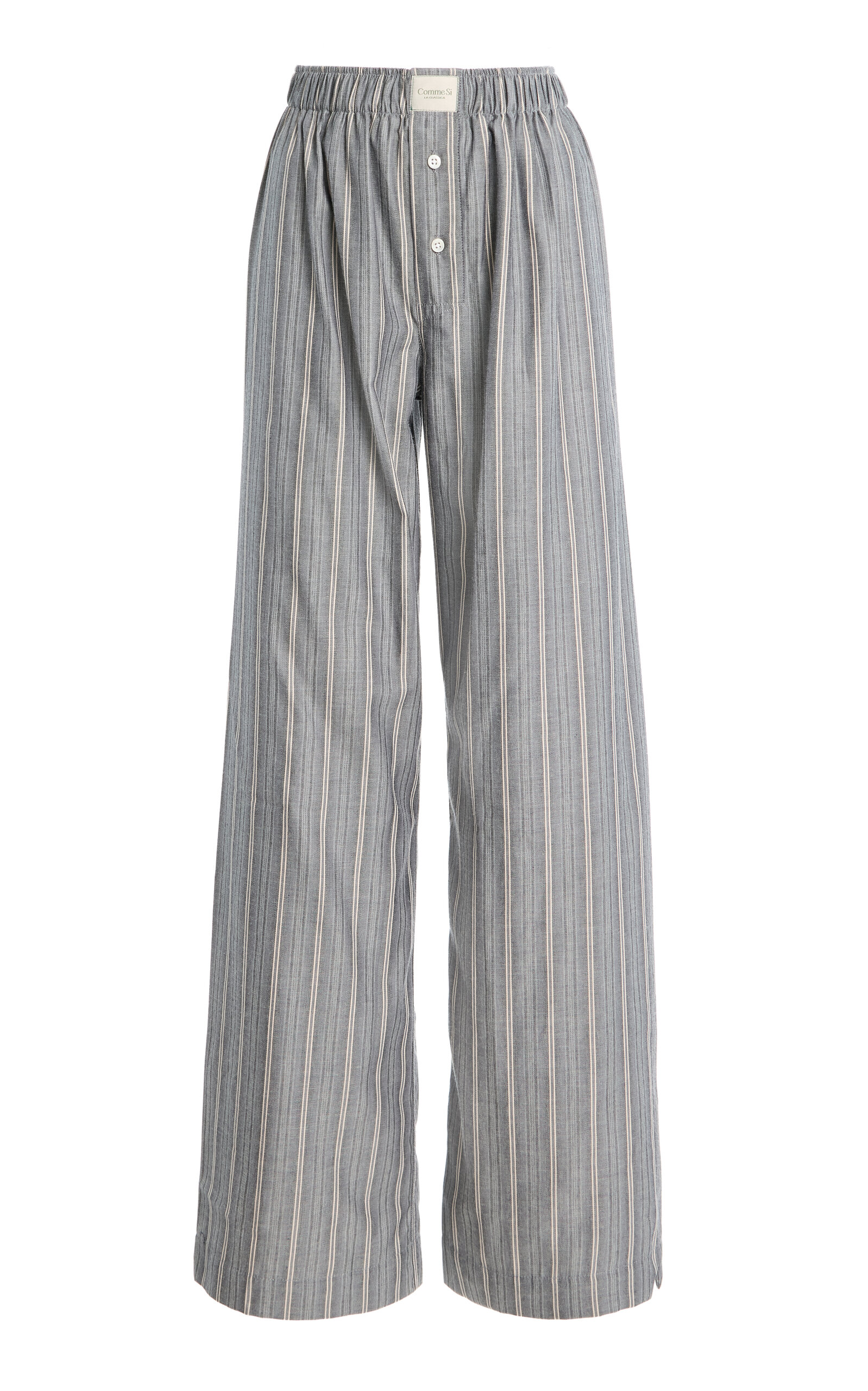 Comme Si La Boxer Alta Cotton-Flannel Pants