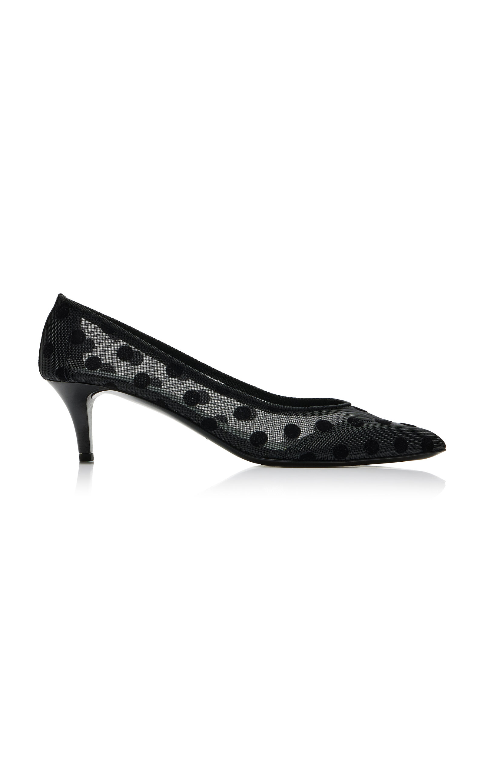 Isabel Marant Peleo Polka-Dot Mesh Pumps