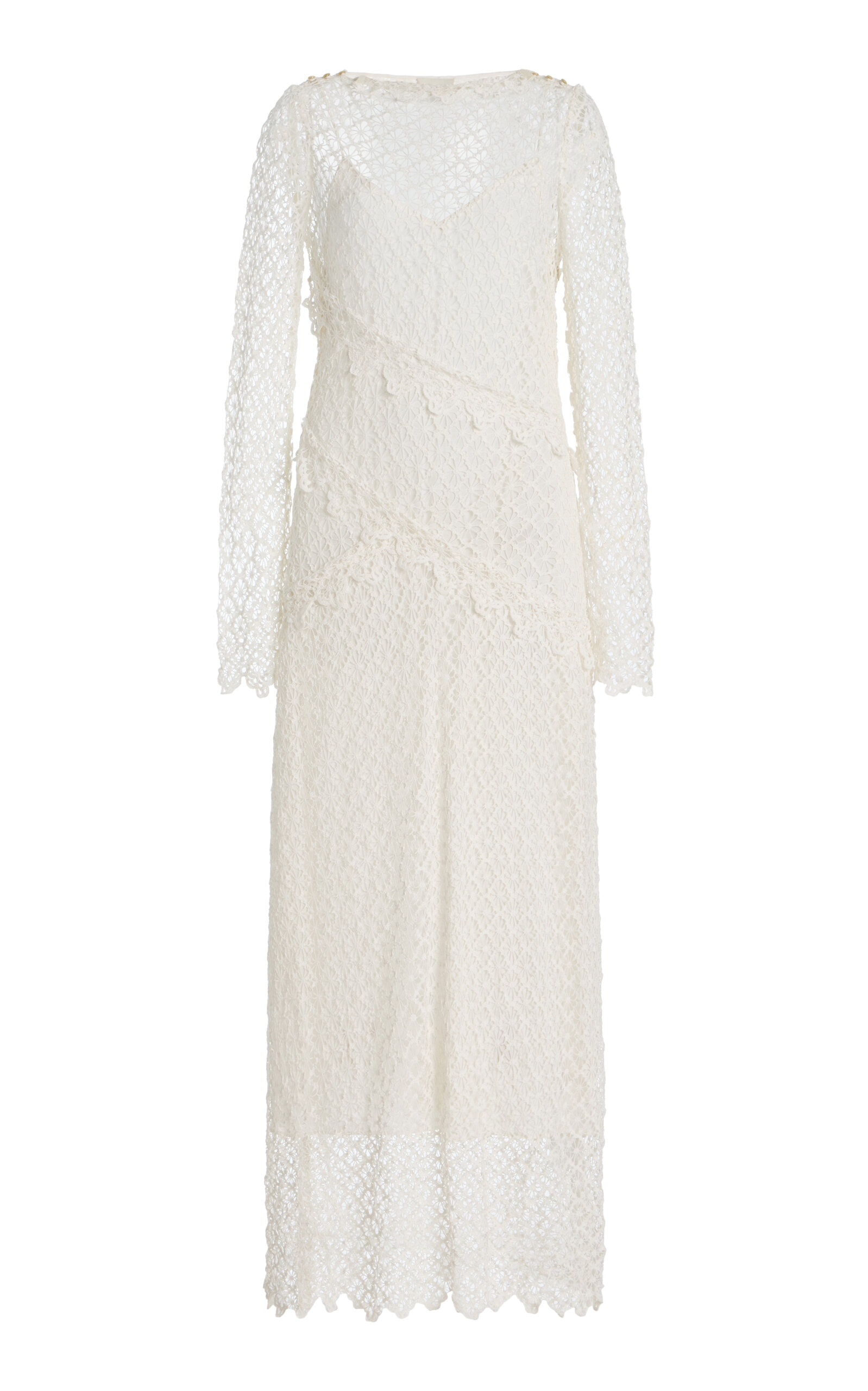 Isabel Marant Lisia Cotton Lace Maxi Dress