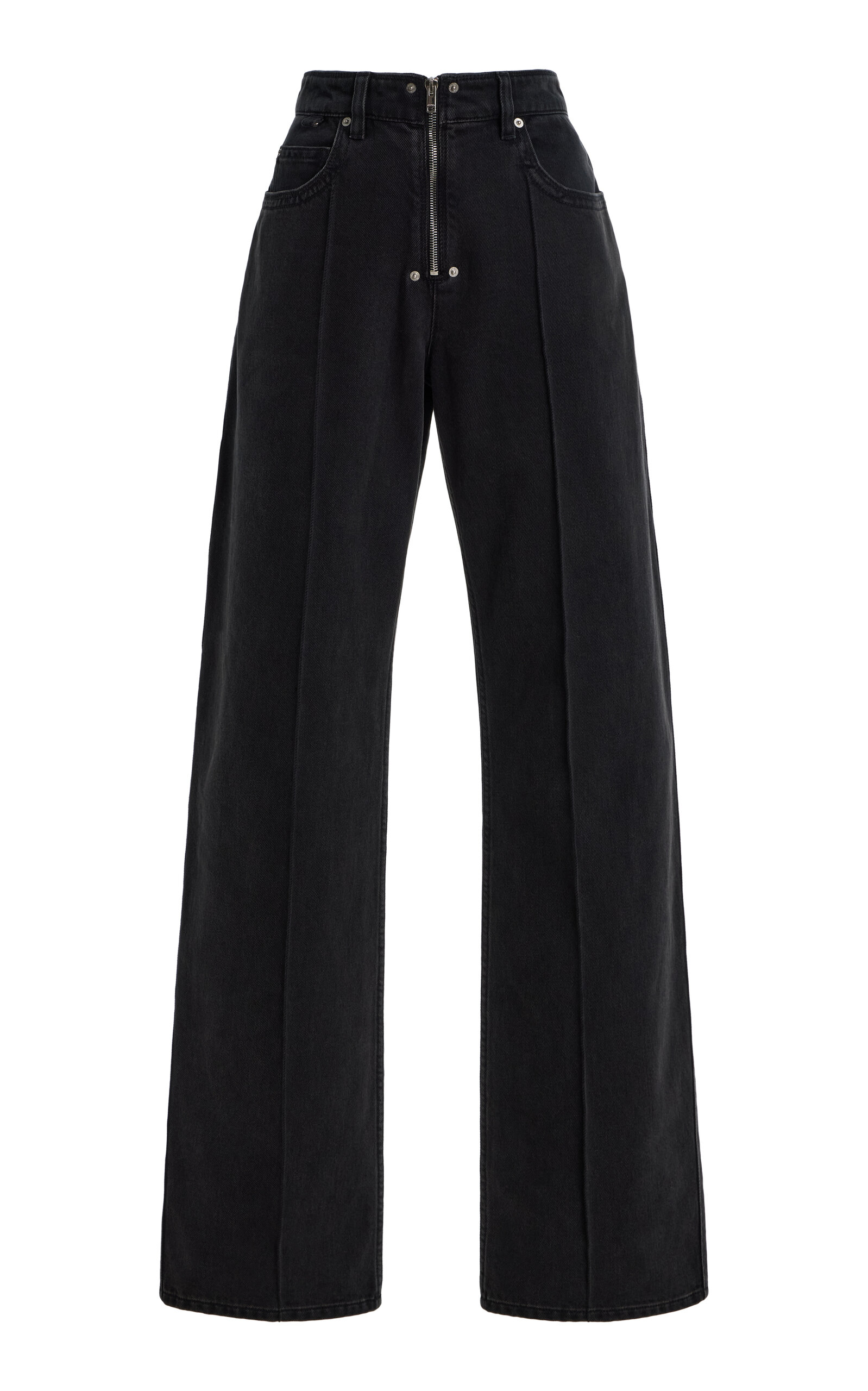 Isabel Marant Stely Rigid High-Rise Straight-Leg Jeans - Women's Clothing
