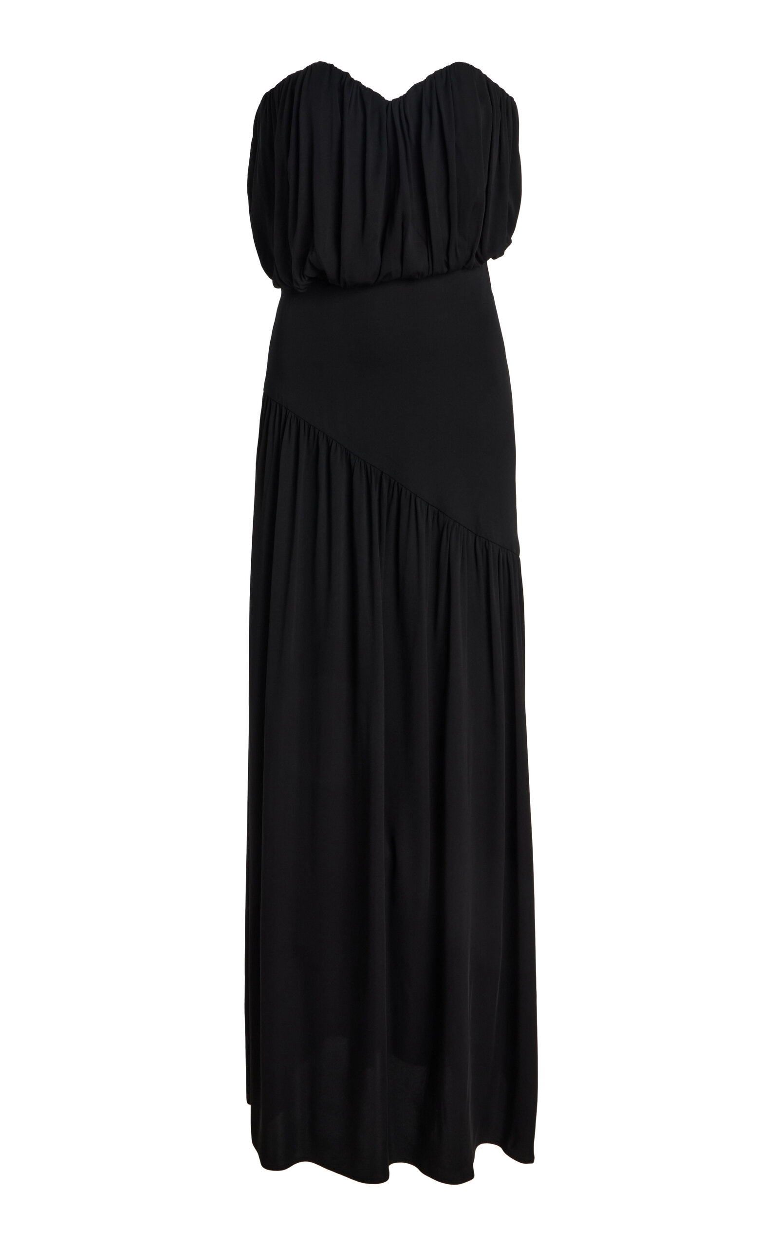 Third Form Seraphic Strapless Maxi Dress In Black