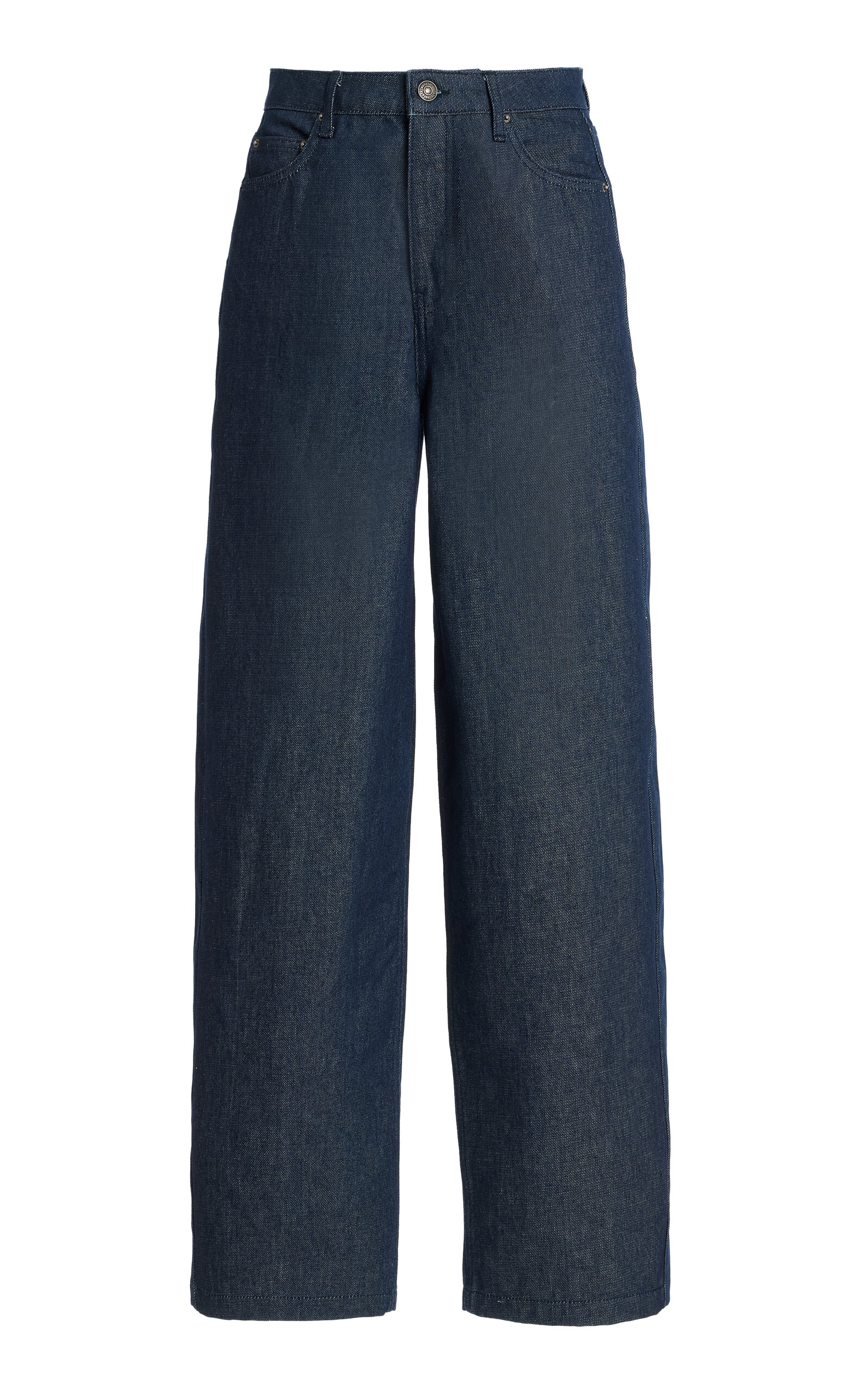 Rigid Wide-Leg Jeans