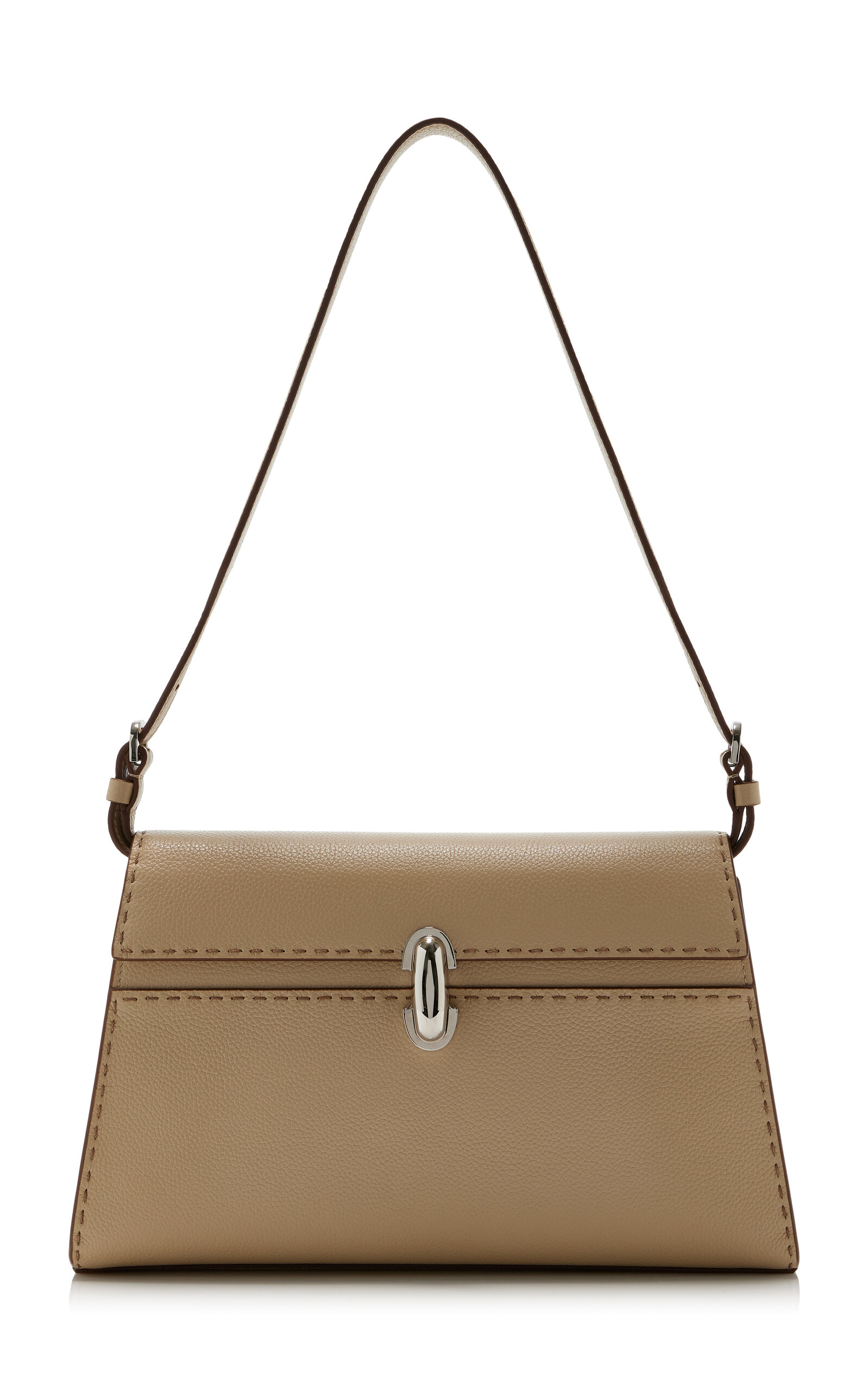 Savette Symmetry Leather Shoulder Bag - Ivory - OS