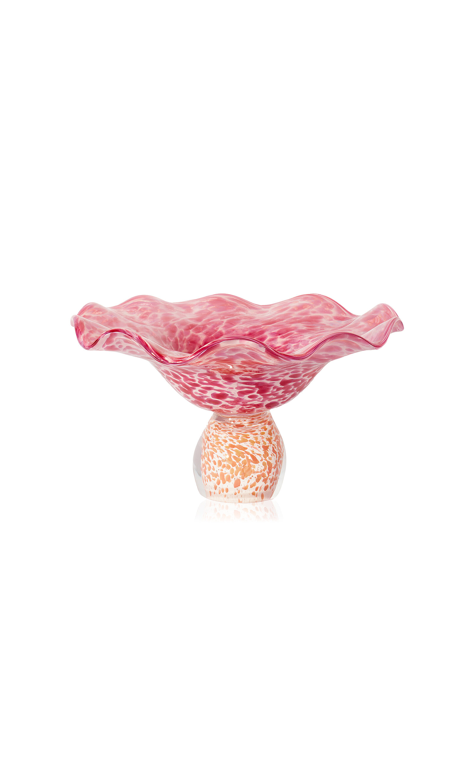 Laetitia Rouget Lola Pink Glass Soucoupe - Pink