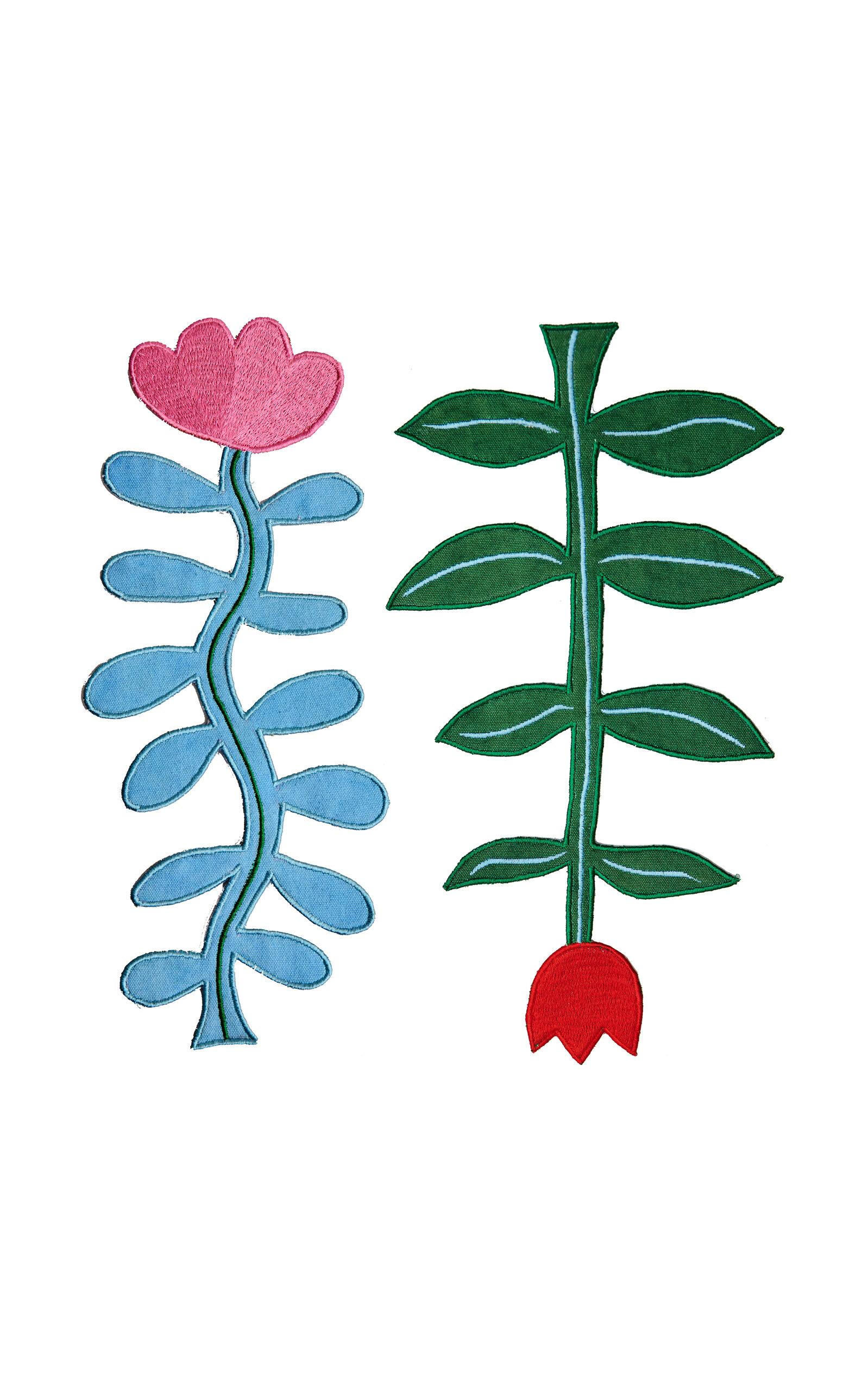 Laetitia Rouget Textile Set Of 2 Placemat:                 Set Composition         1 X   Red Tulip Placemat + In Multi