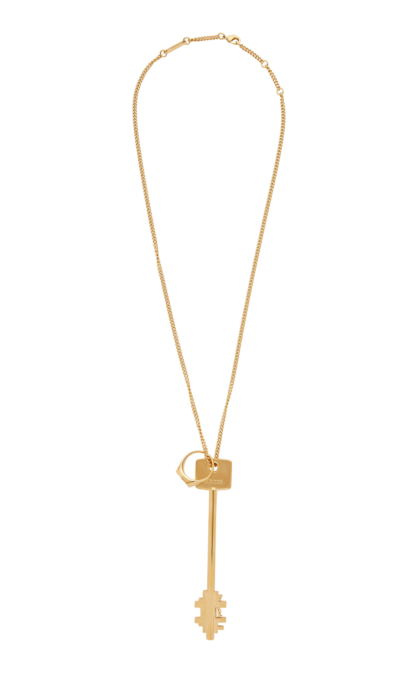 Brass Pendant Necklace