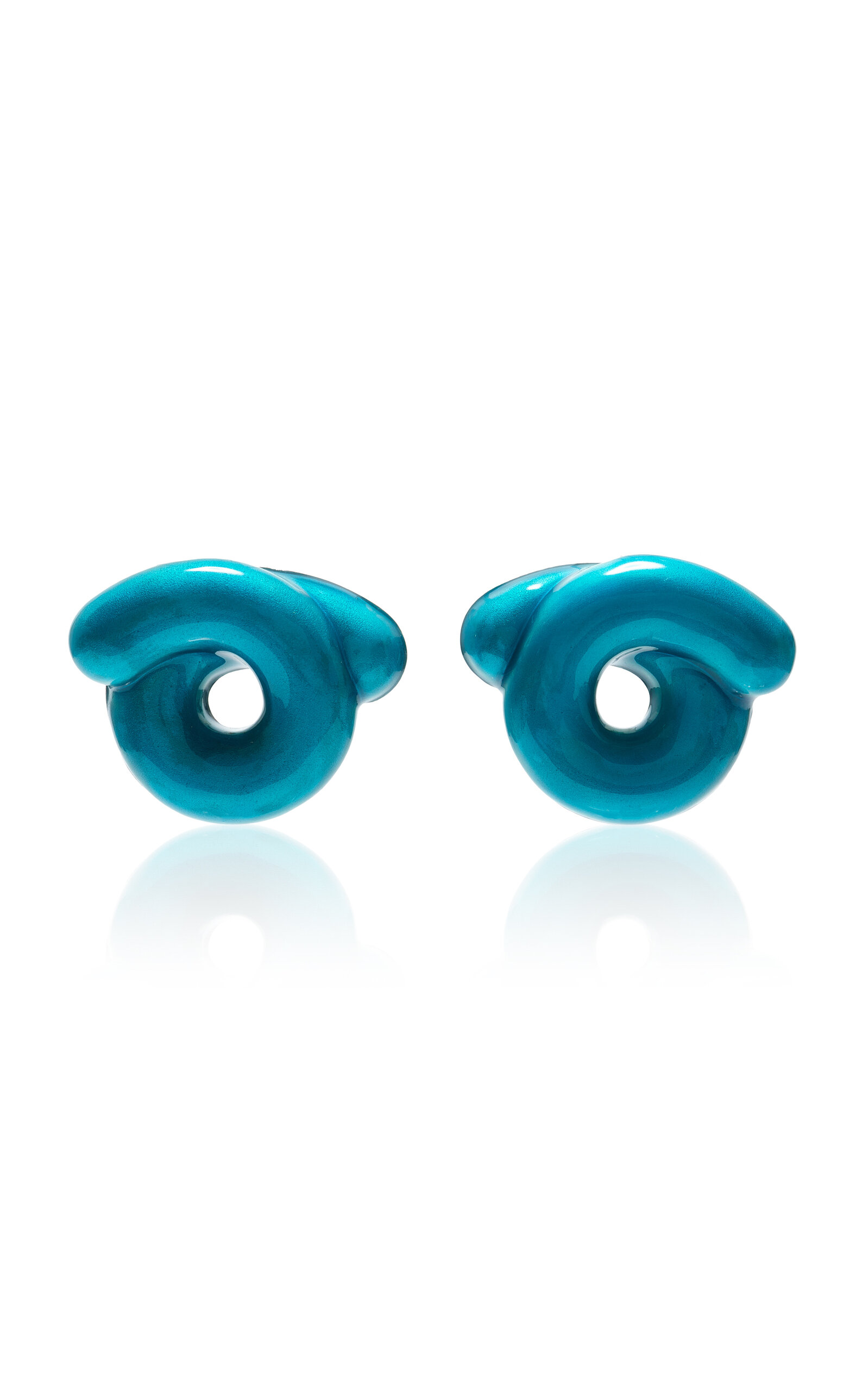 Tarallo Enameled Sterling Silver Earrings