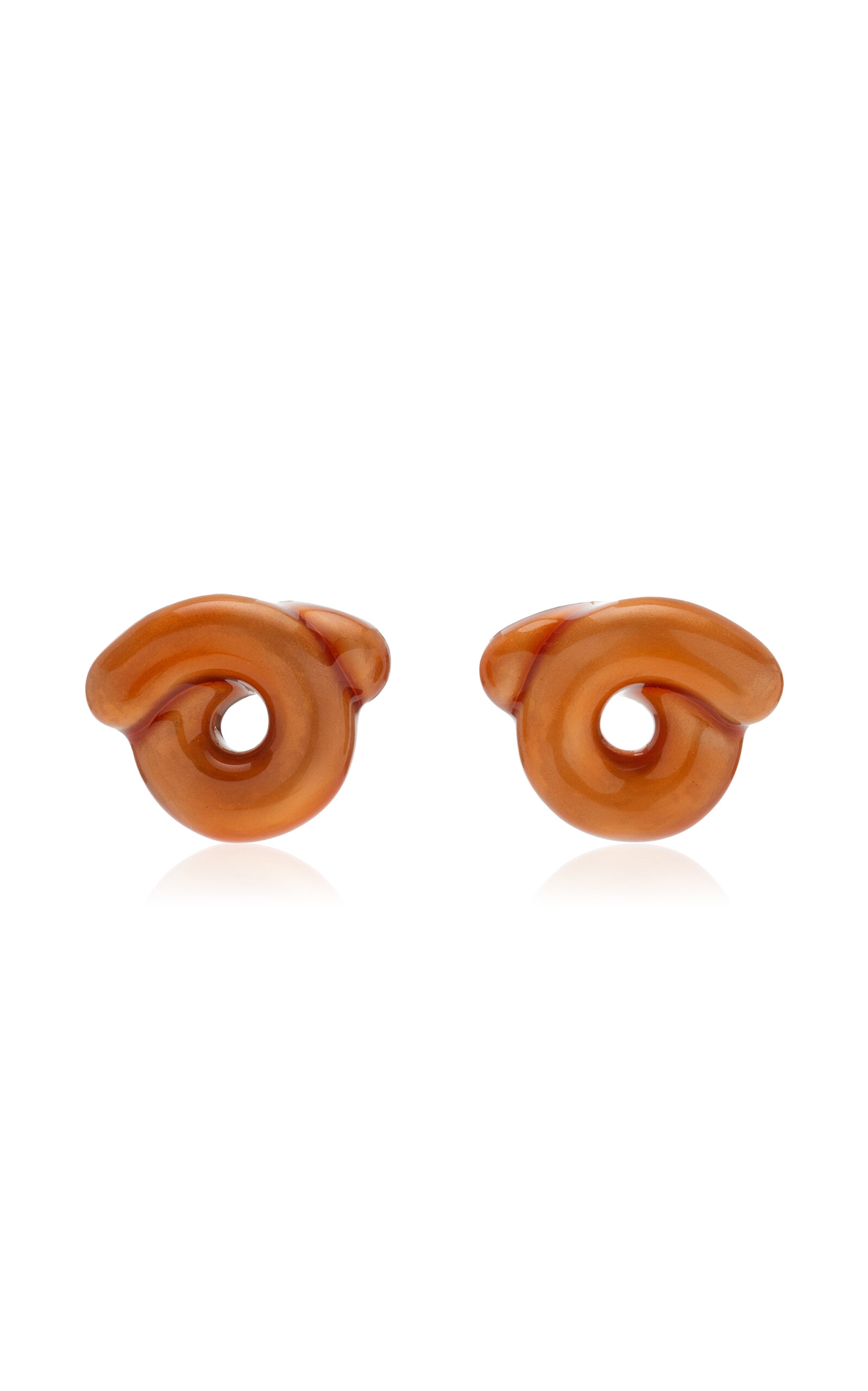 Bea Bongiasca Tarallo Enameled Sterling Silver Earrings