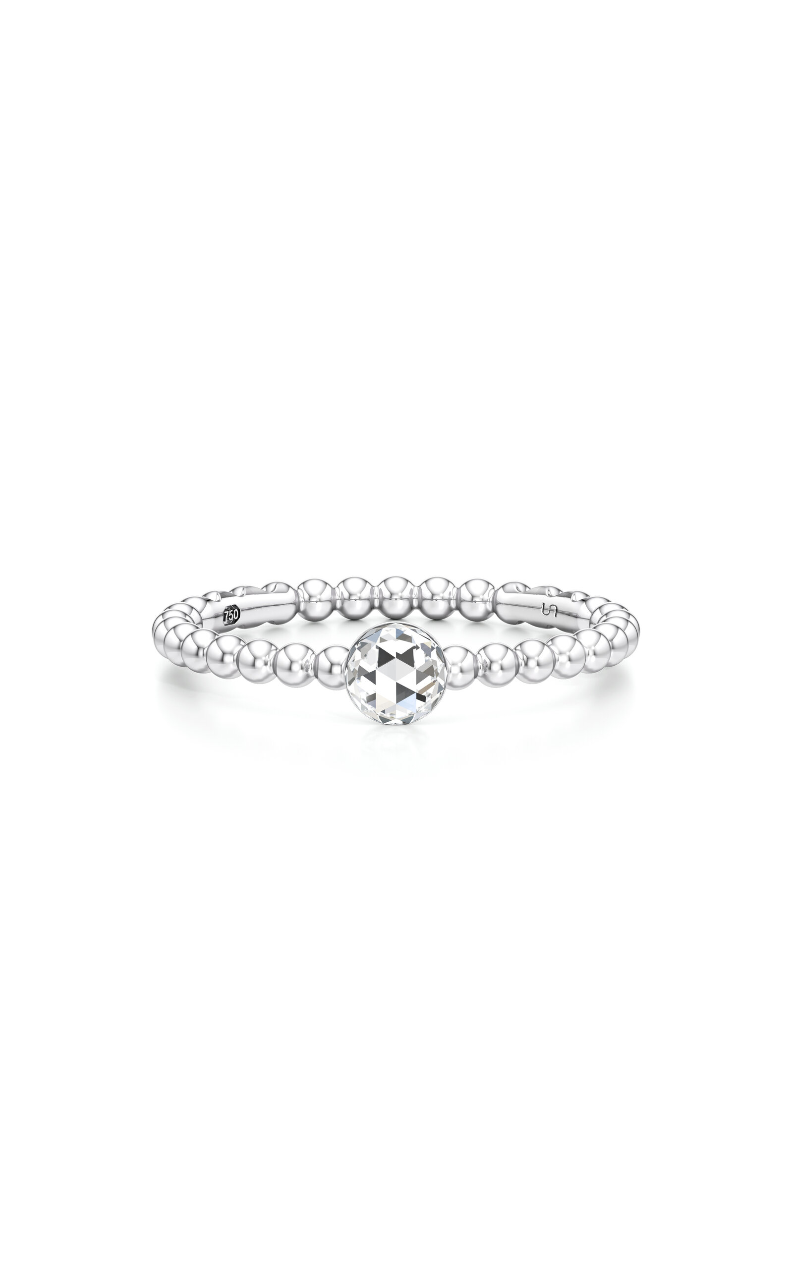 Bubble Essence 18K White Gold Diamond Ring