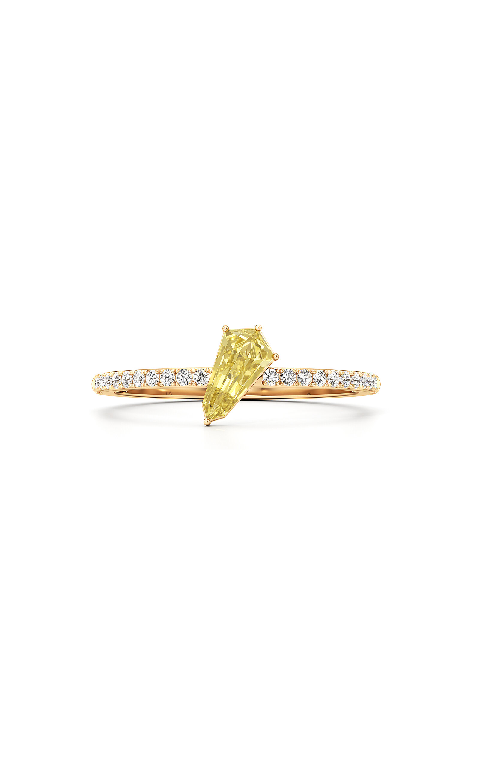 Phoenix Rising 18K Yellow Gold Diamond Ring