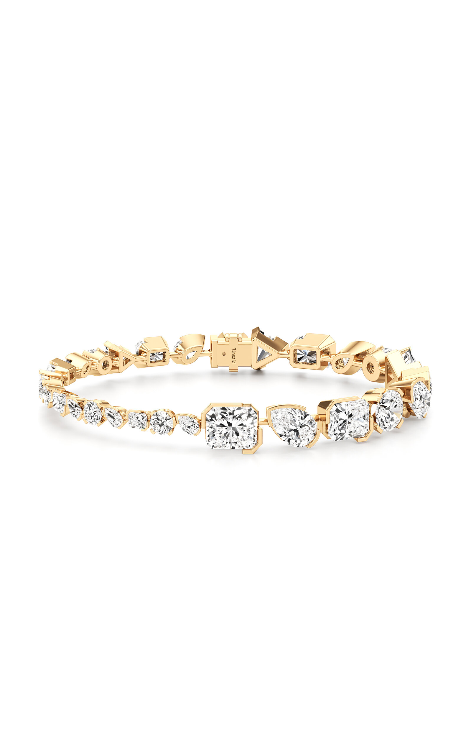 Meta Flora 18K Yellow Gold Diamond Bracelet