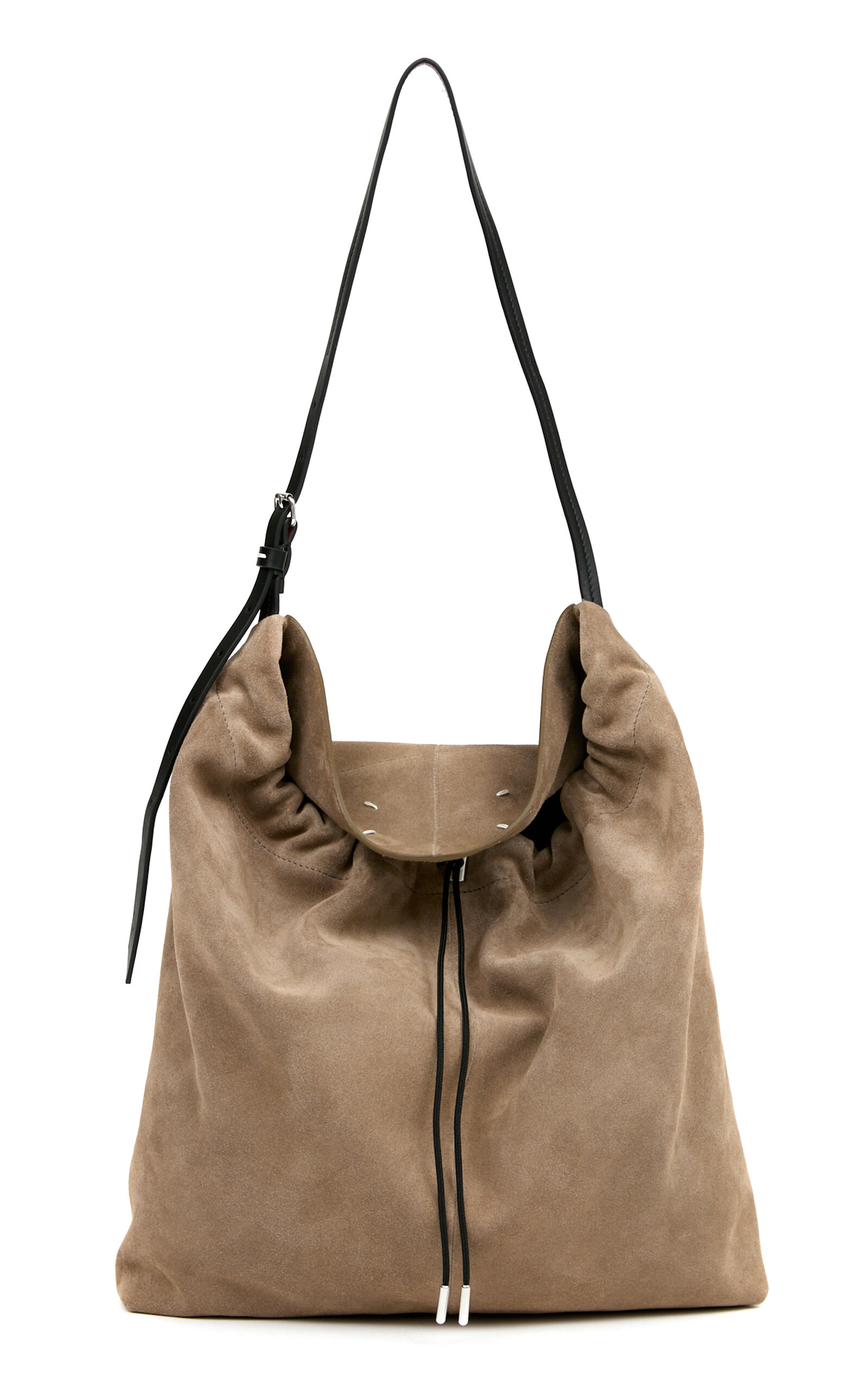 Maison Margiela Belt Small Suede Hobo Bag