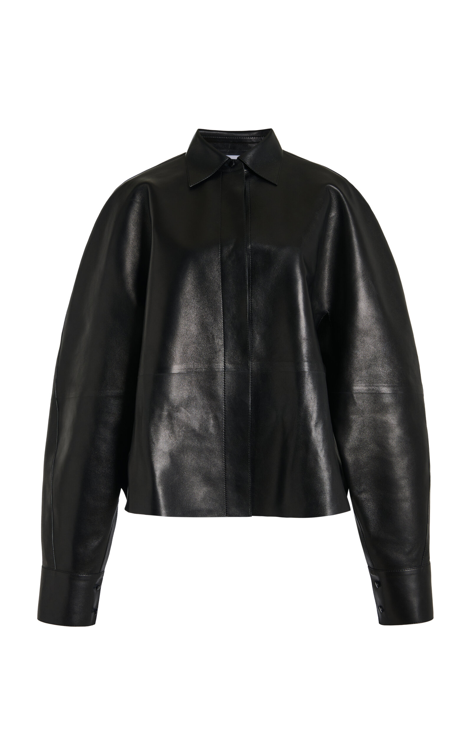 Givenchy Cocoon Leather Shirt