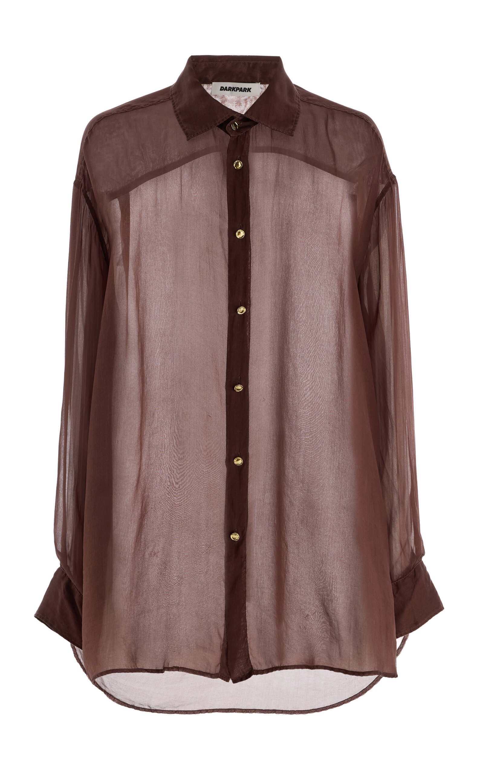 DARKPARK Keanu Silk-Organza Shirt