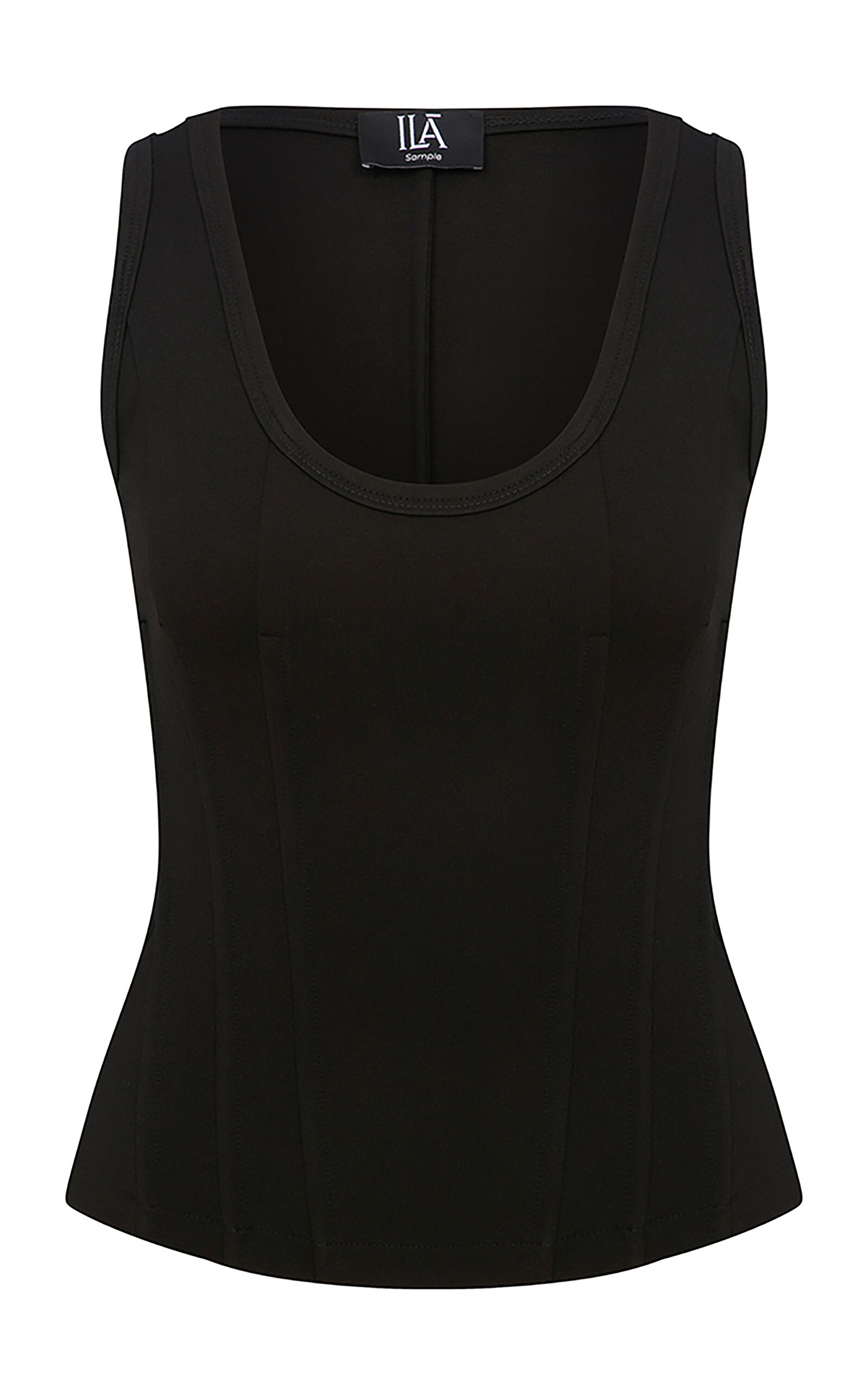 ILA. Lilou Corseted Tank Top - Black
