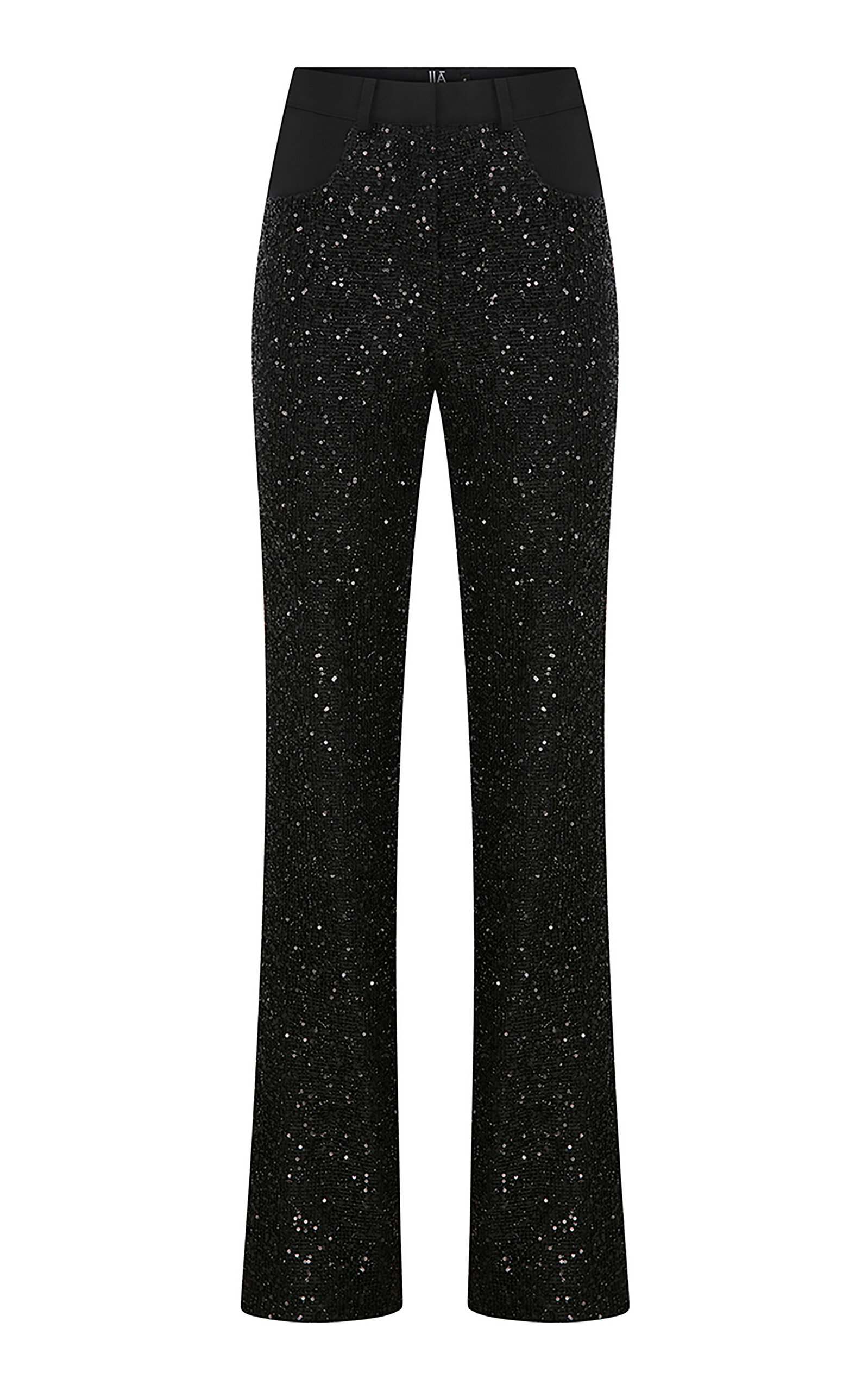 Ila Ariel Cotton Blend Trousers In Black