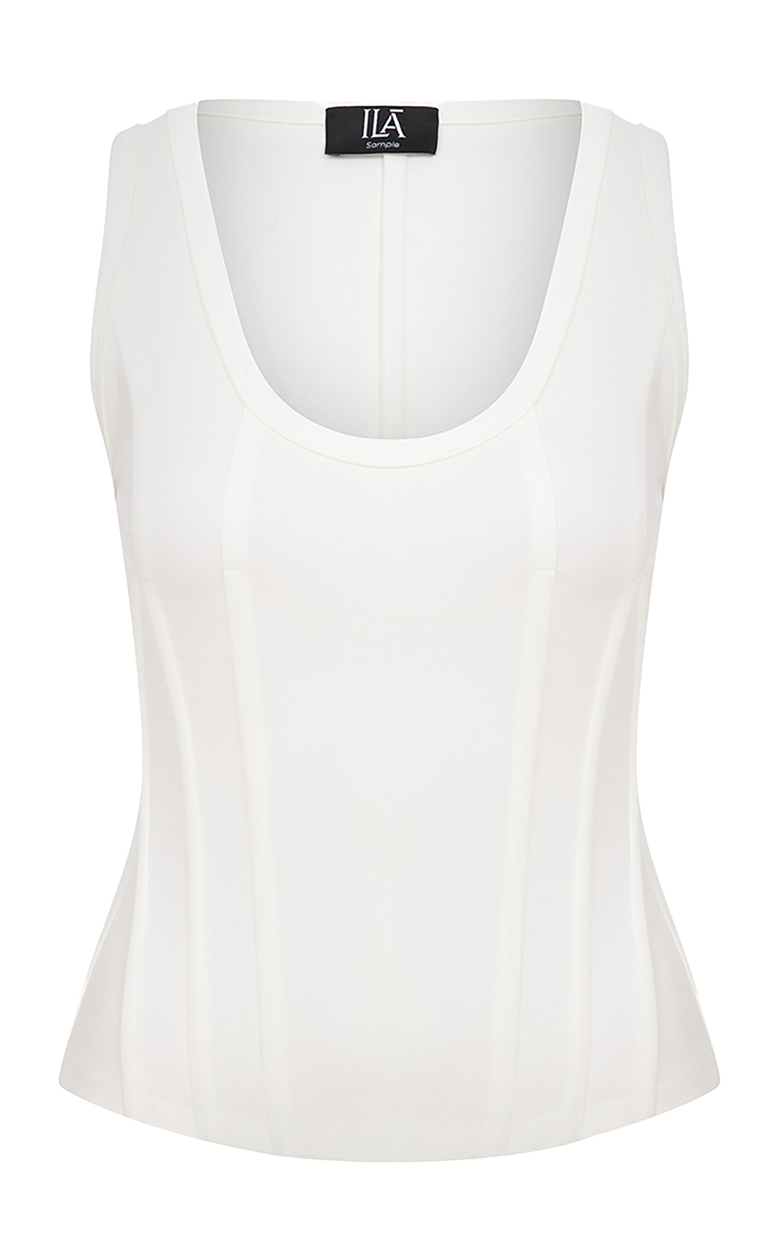 ILA. Lilou Corseted Tank Top - White