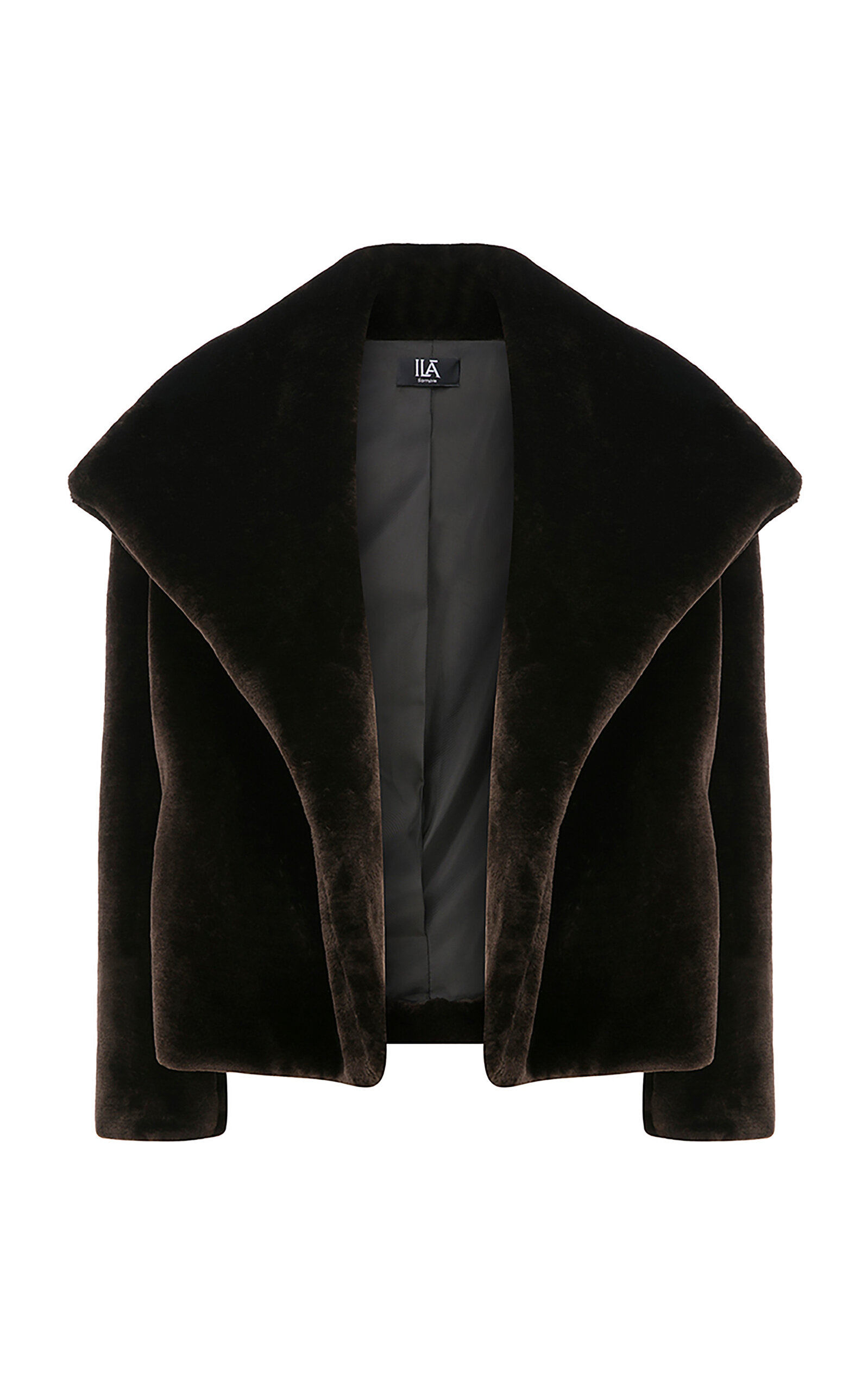 Ila Celeste Faux Fur Jacket In Brown
