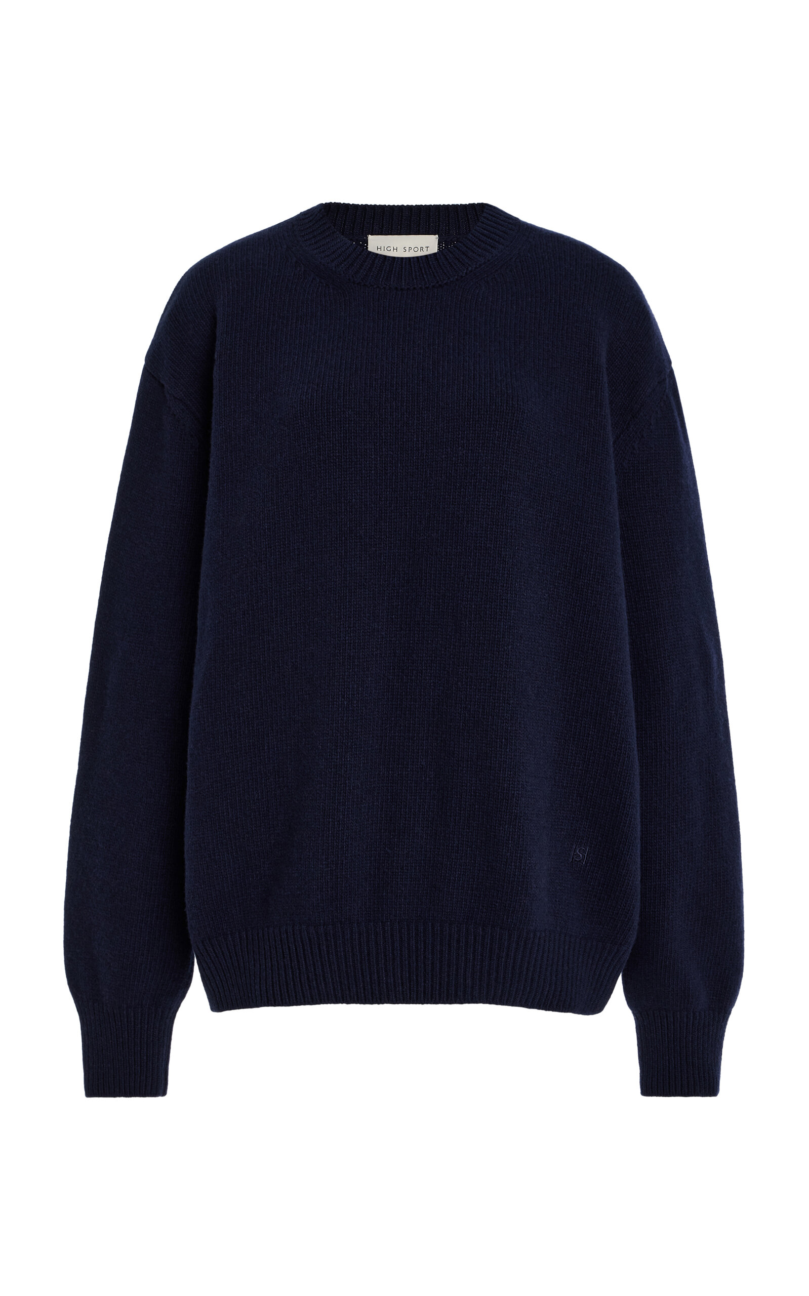 High Sport Exclusive Cotton-cashmere Sweater In Blue