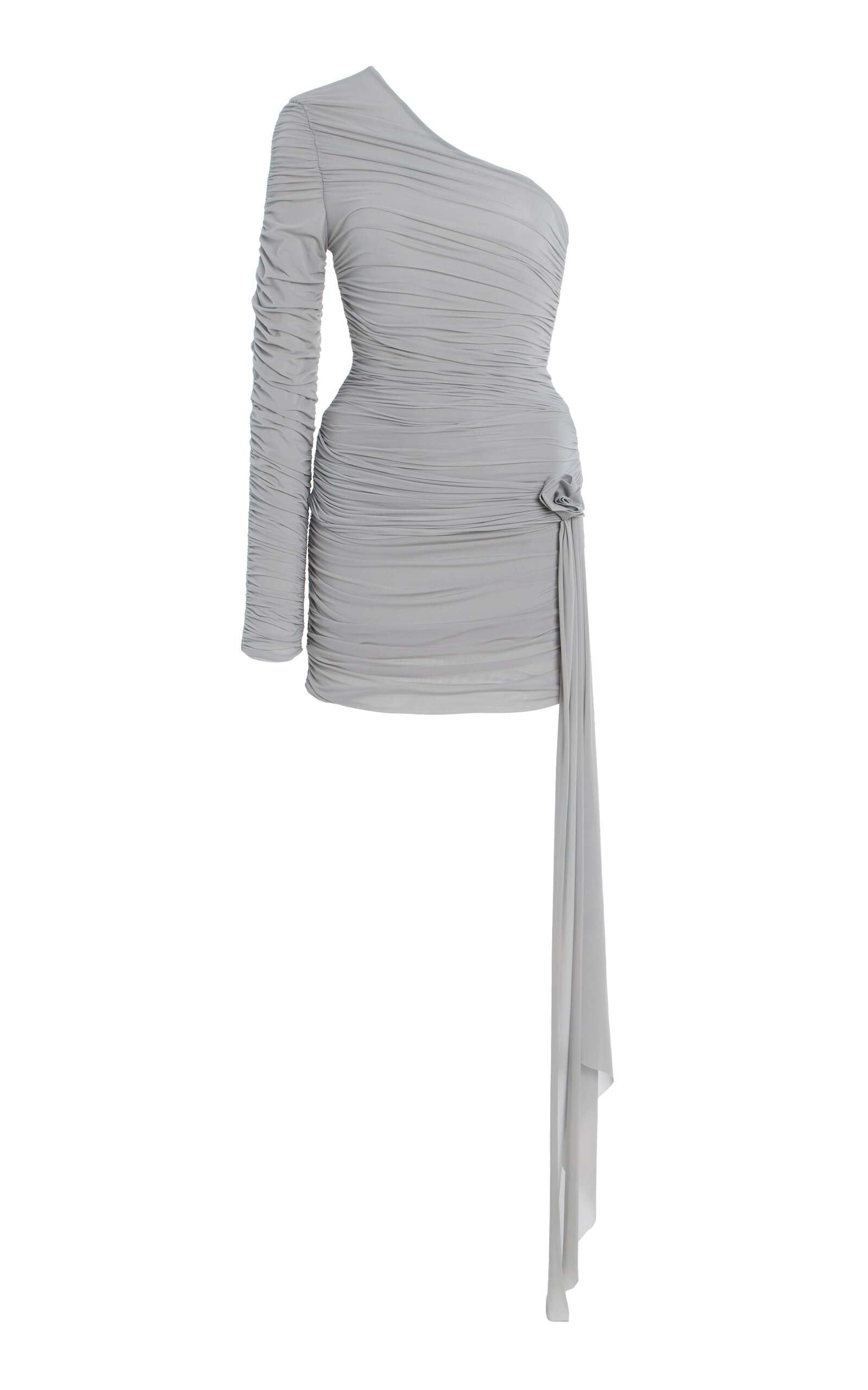 Maygel Coronel – Lunaire Ruched Jersey Top and Skirt Set – Grey – OS – Moda Operandi Maygel Coronel – Lunaire Ruched Jersey Top and Skirt Set – Grey – OS – Moda Operandi