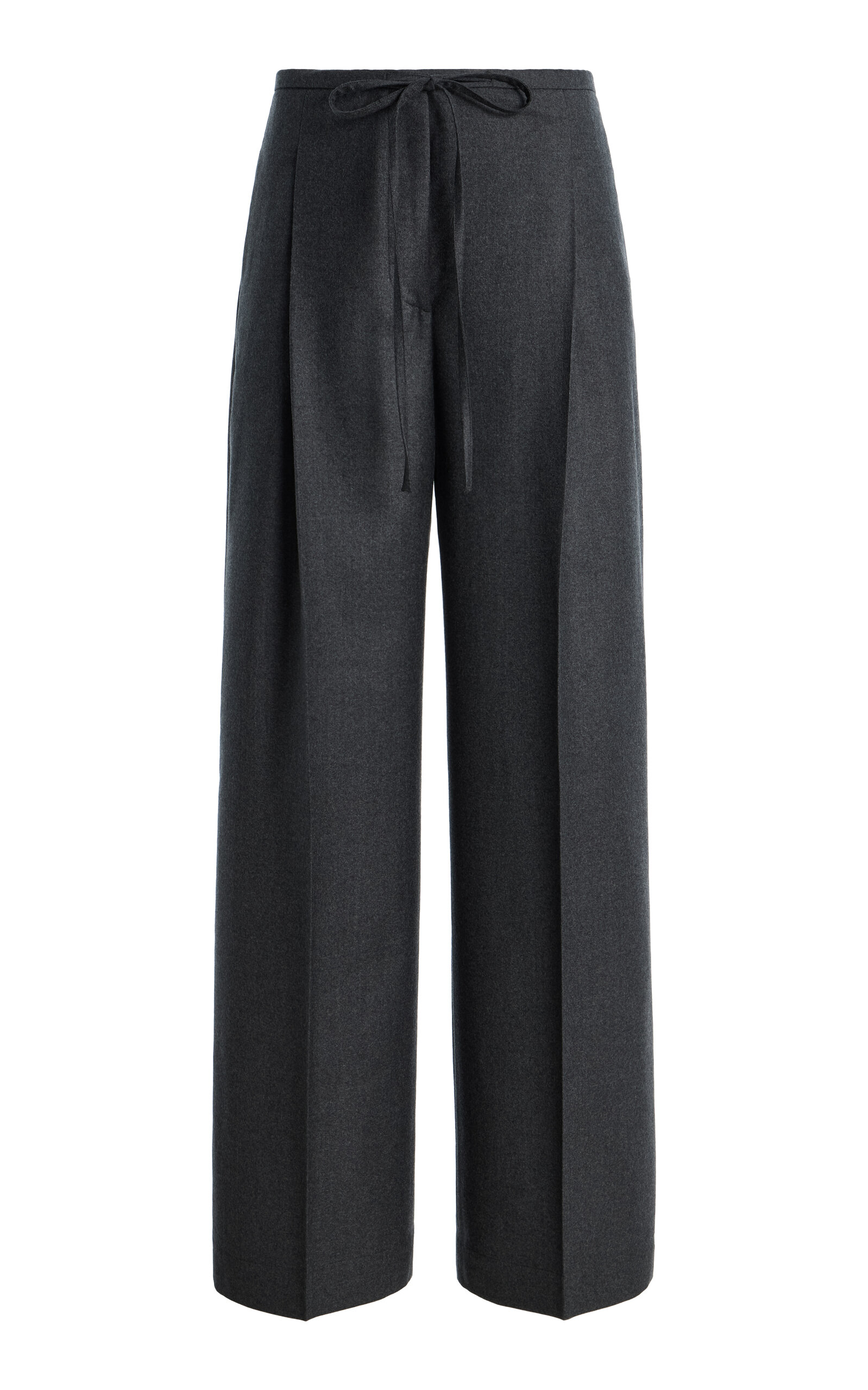 Rohe Relaxed Wool Trousers In Gray