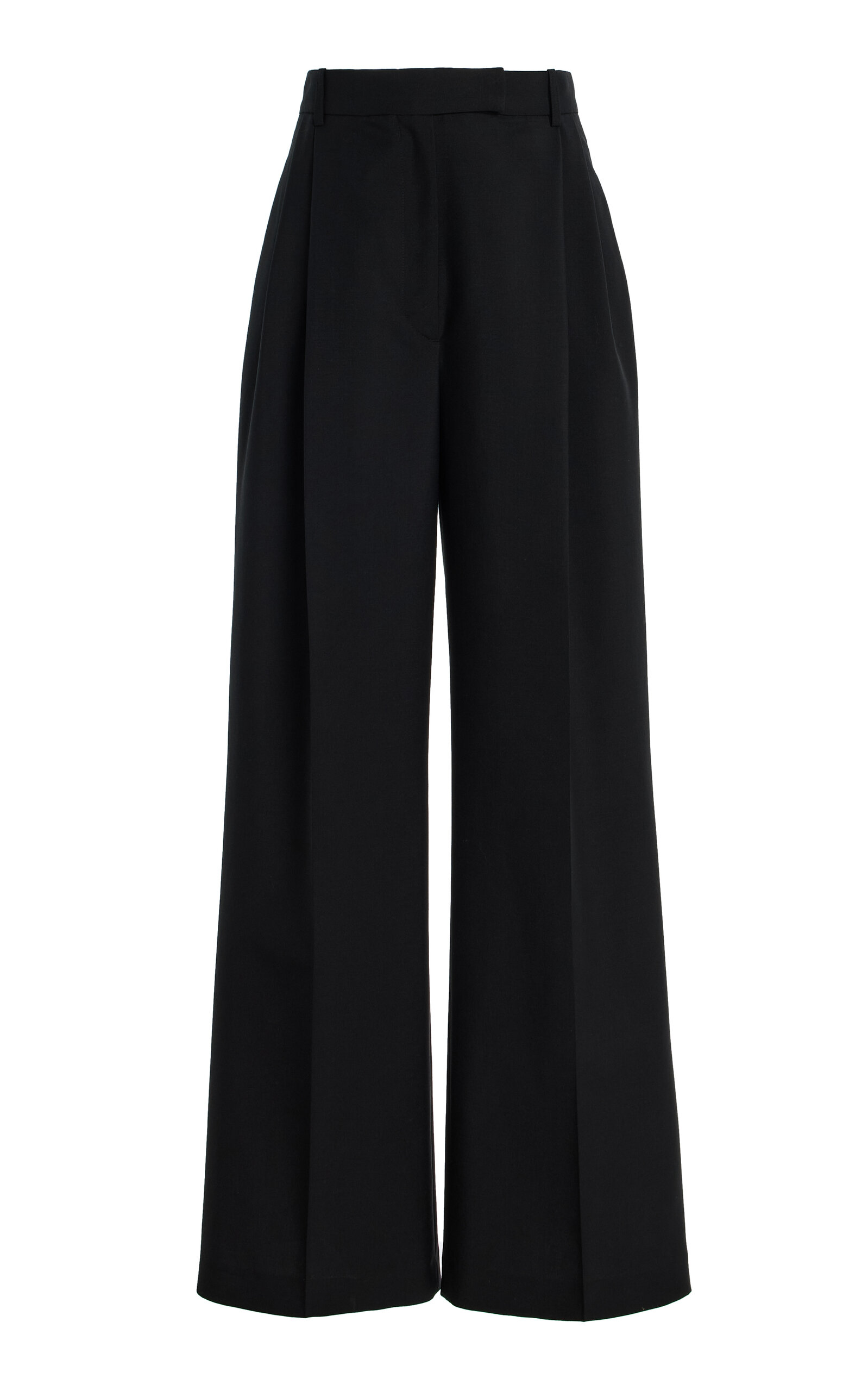 Róhe Mid-Rise Tailored Wool-Mohair Trousers