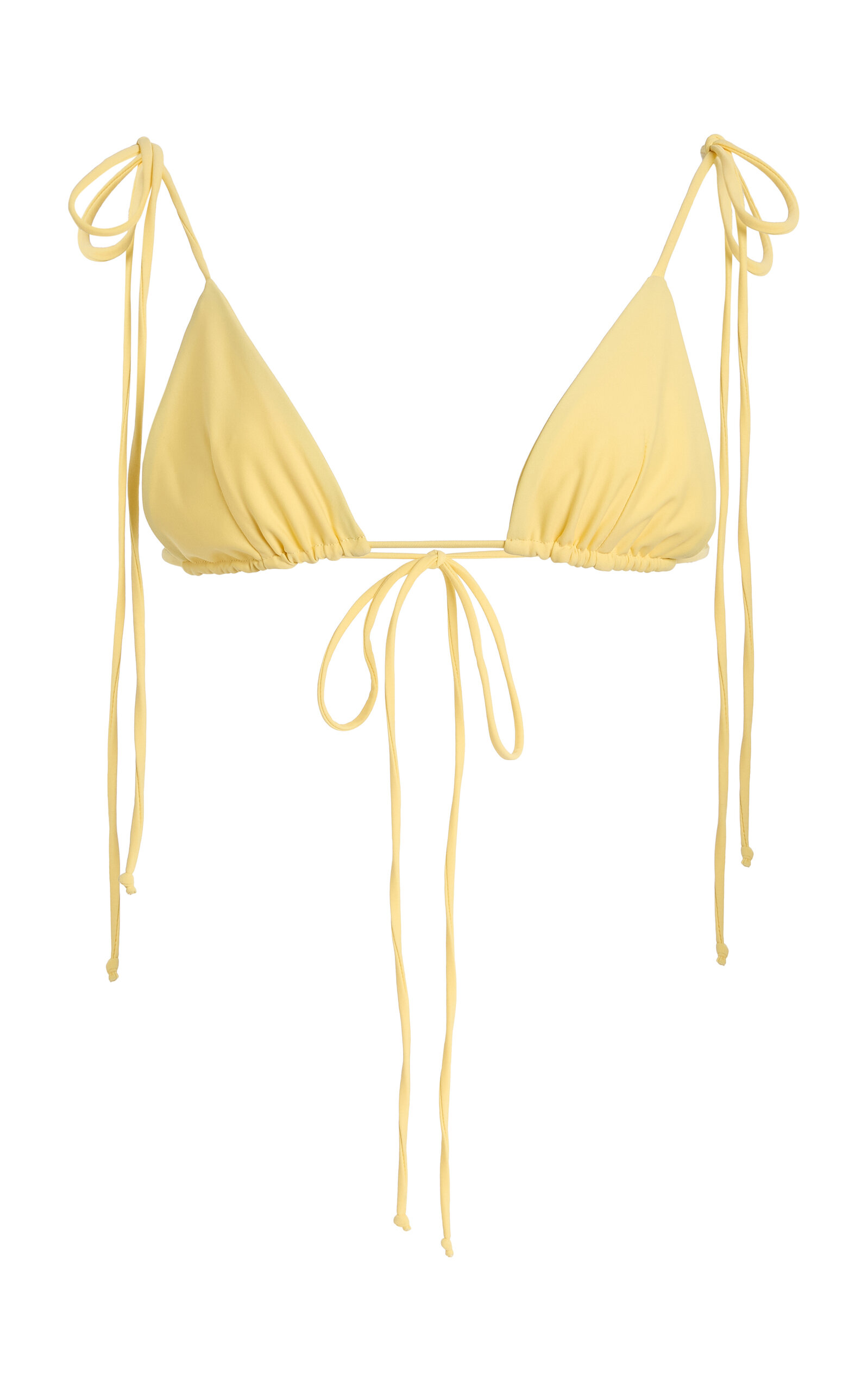 MARE PERPETUA Essential Bikini Top - Yellow - XS