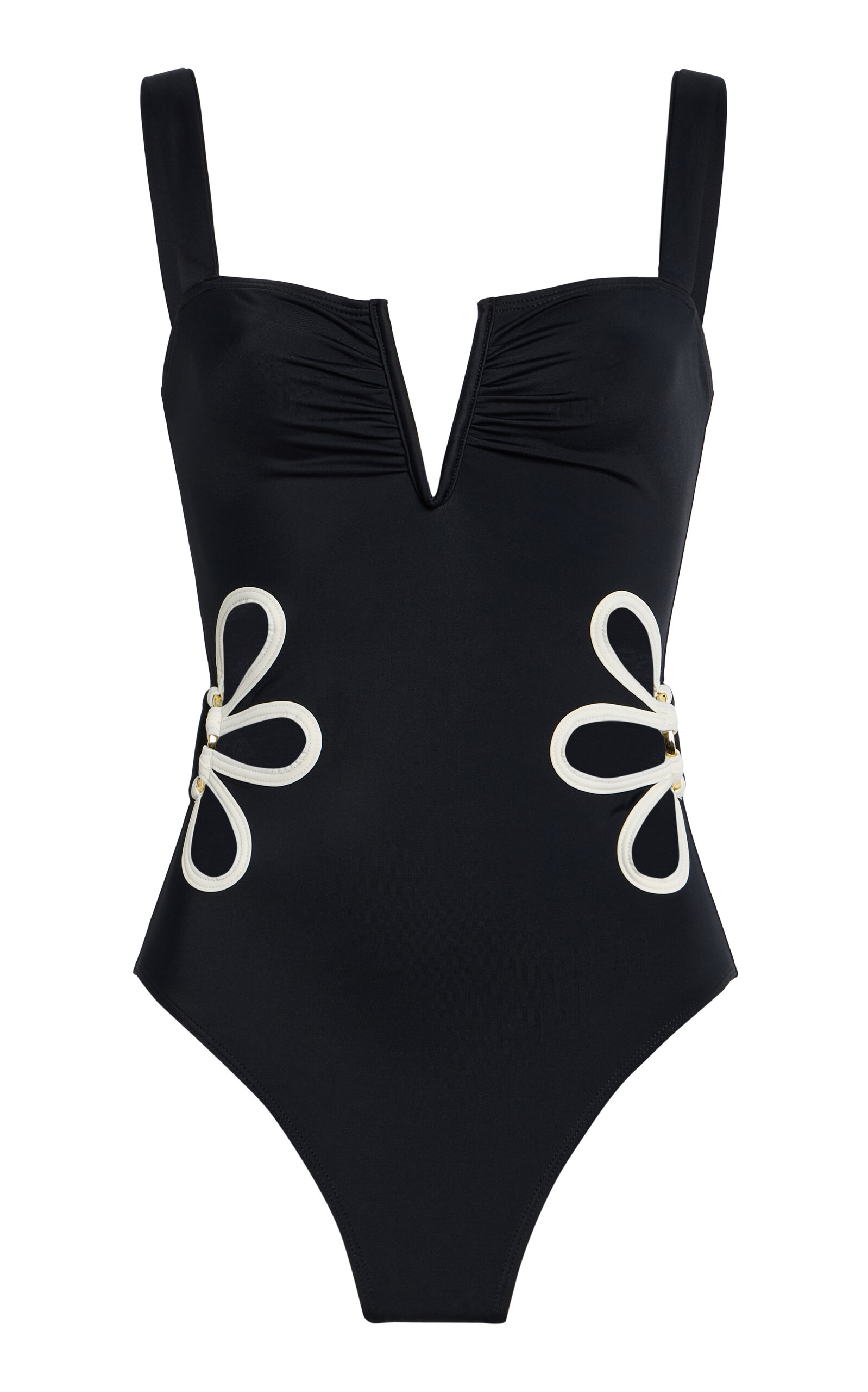 FOLLOW SUIT Flora One-Piece Swimsuit - Black