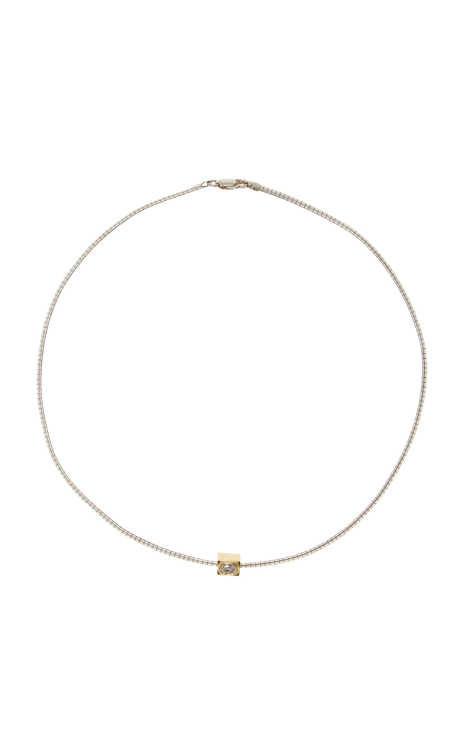 MÉGA Omega 4 Sterling Silver Charm Necklace