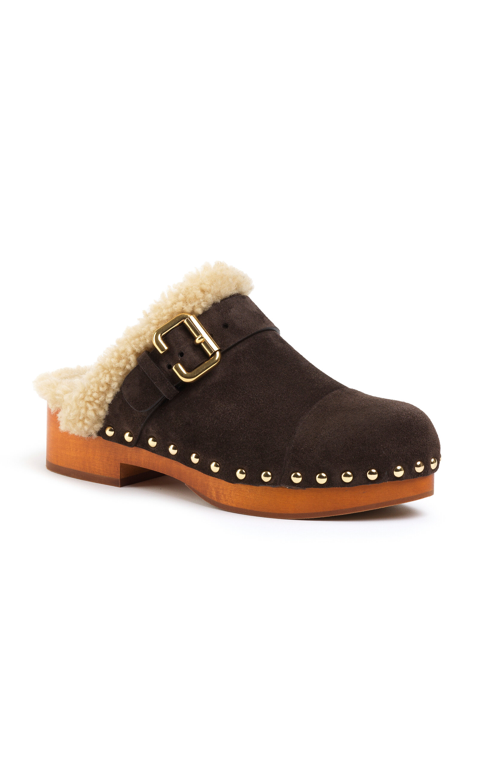 Chloé Jeannette Suede Clogs