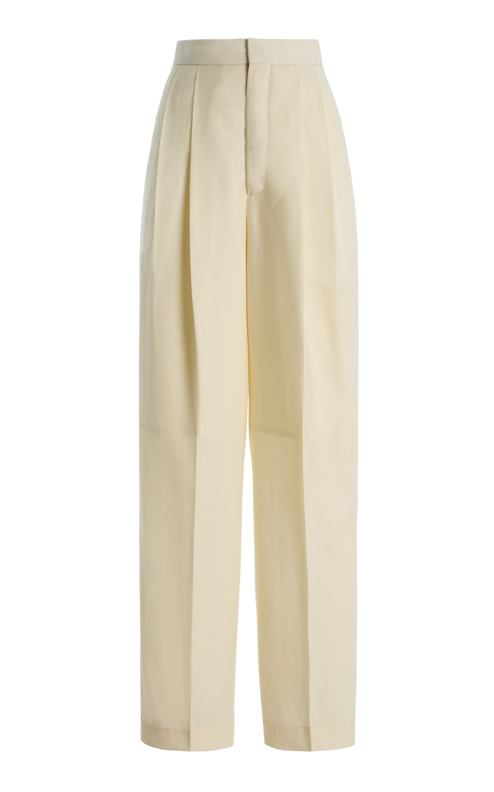 Aya Muse Orin Wool Trousers In White