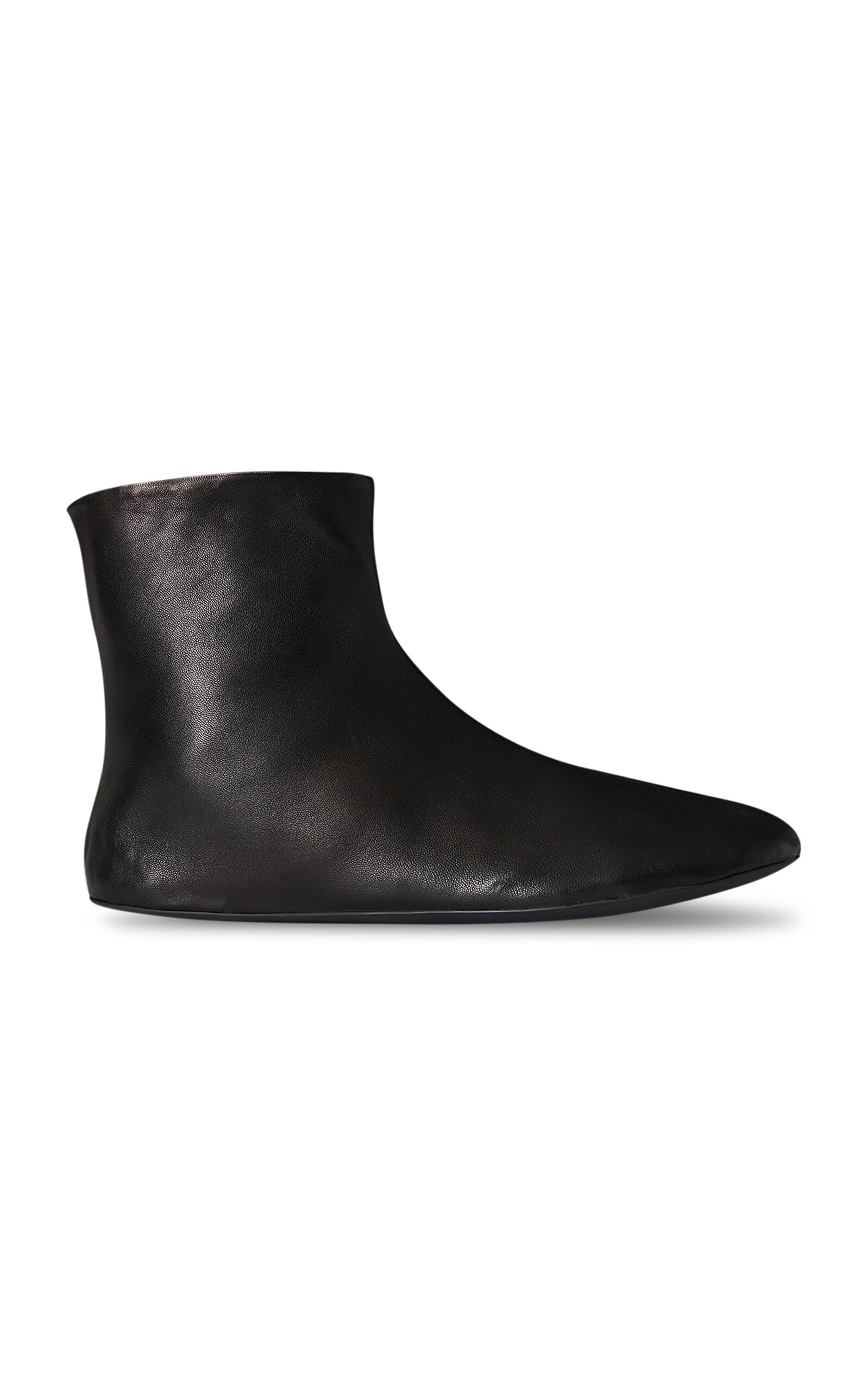 The Row Stella Shearling Booties In Black