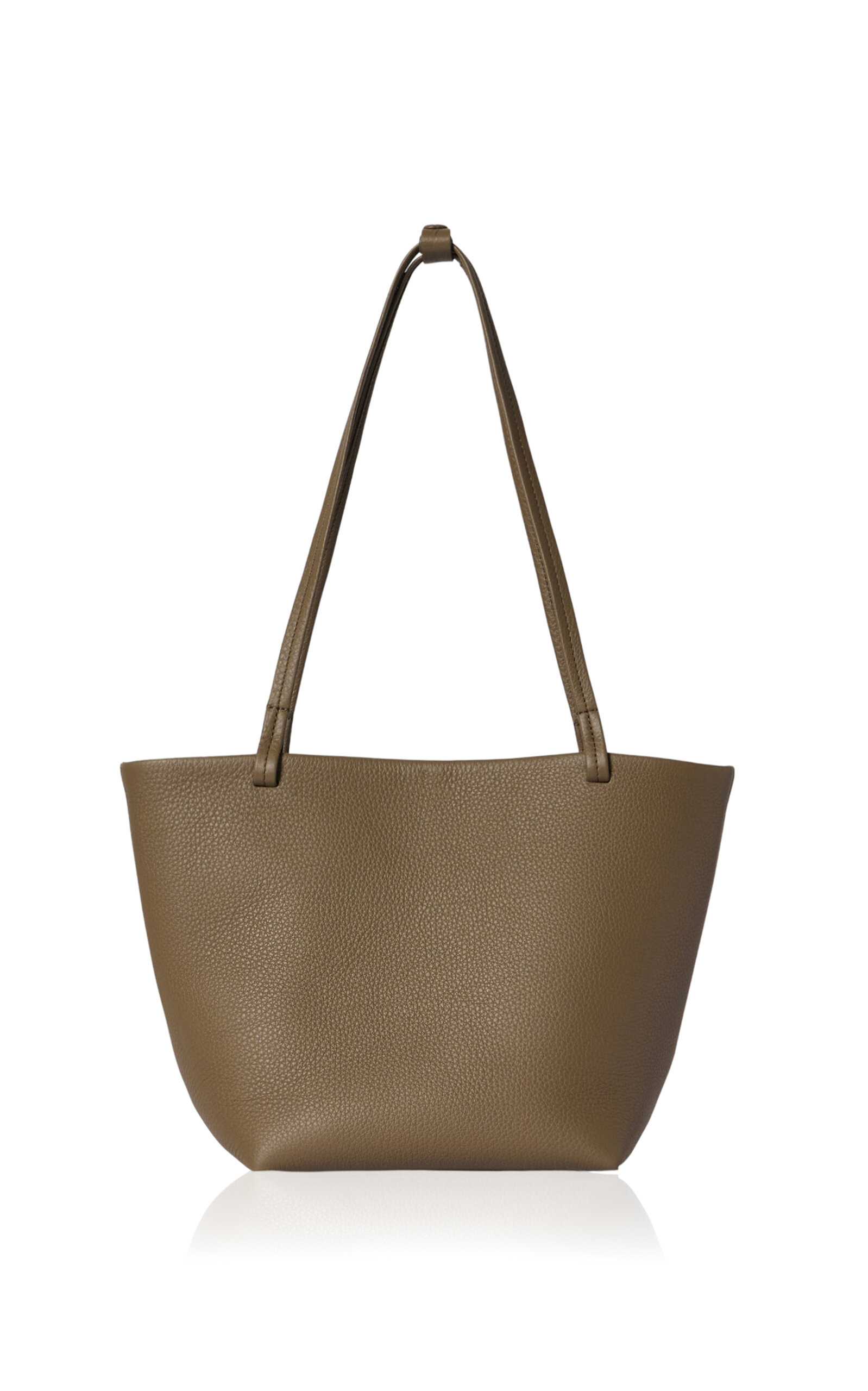 The Row Park Medium Leather Tote Bag