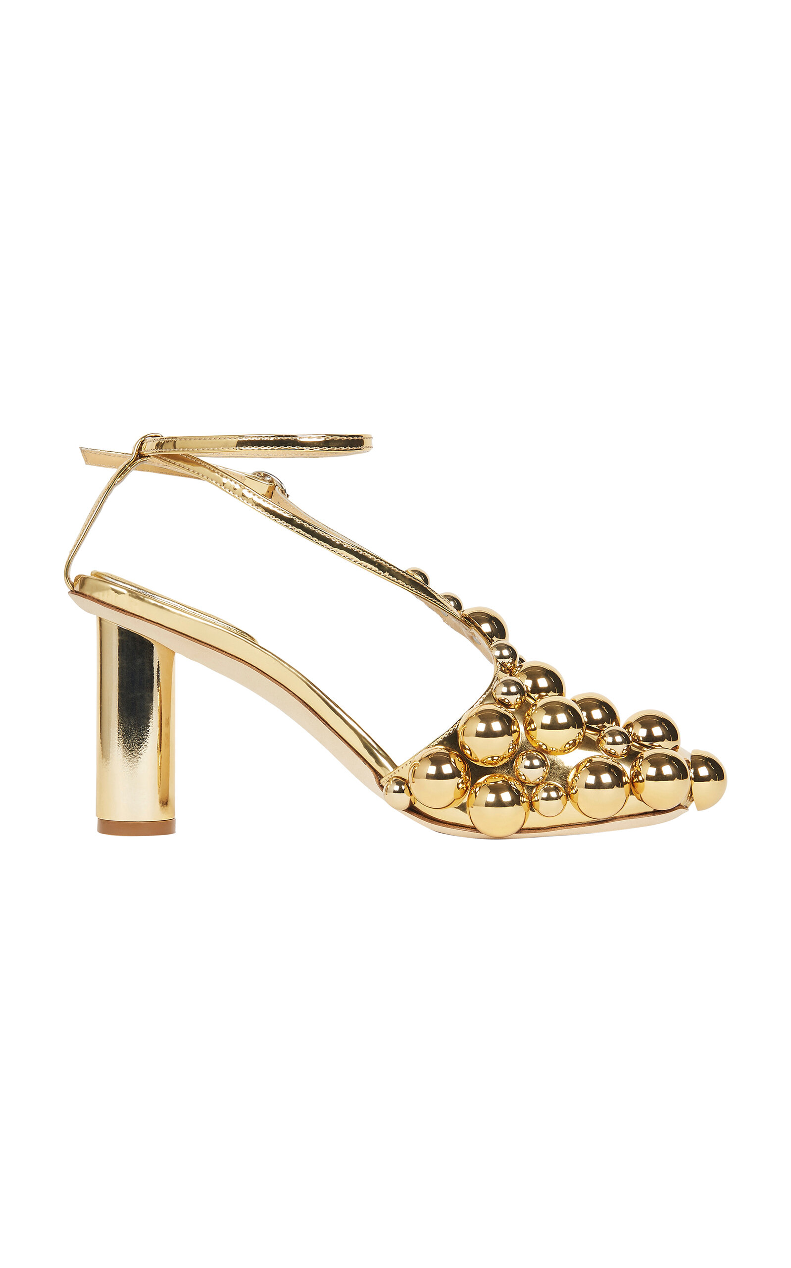 A.W.A.K.E. MODE Christine Mismatched Studded Leather Pumps