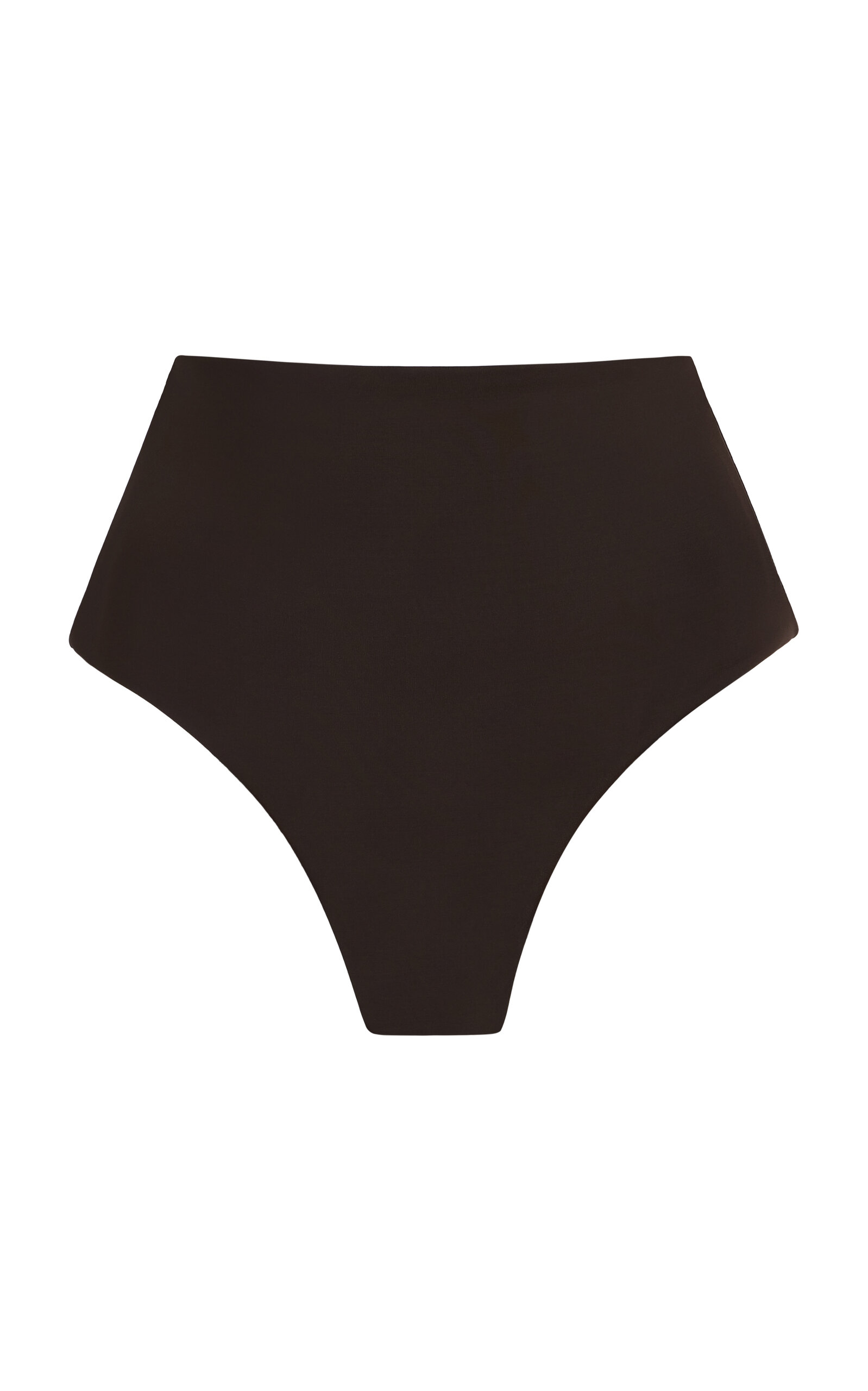 Anemos The High-waist Cheeky Bikini Bottom In Brown