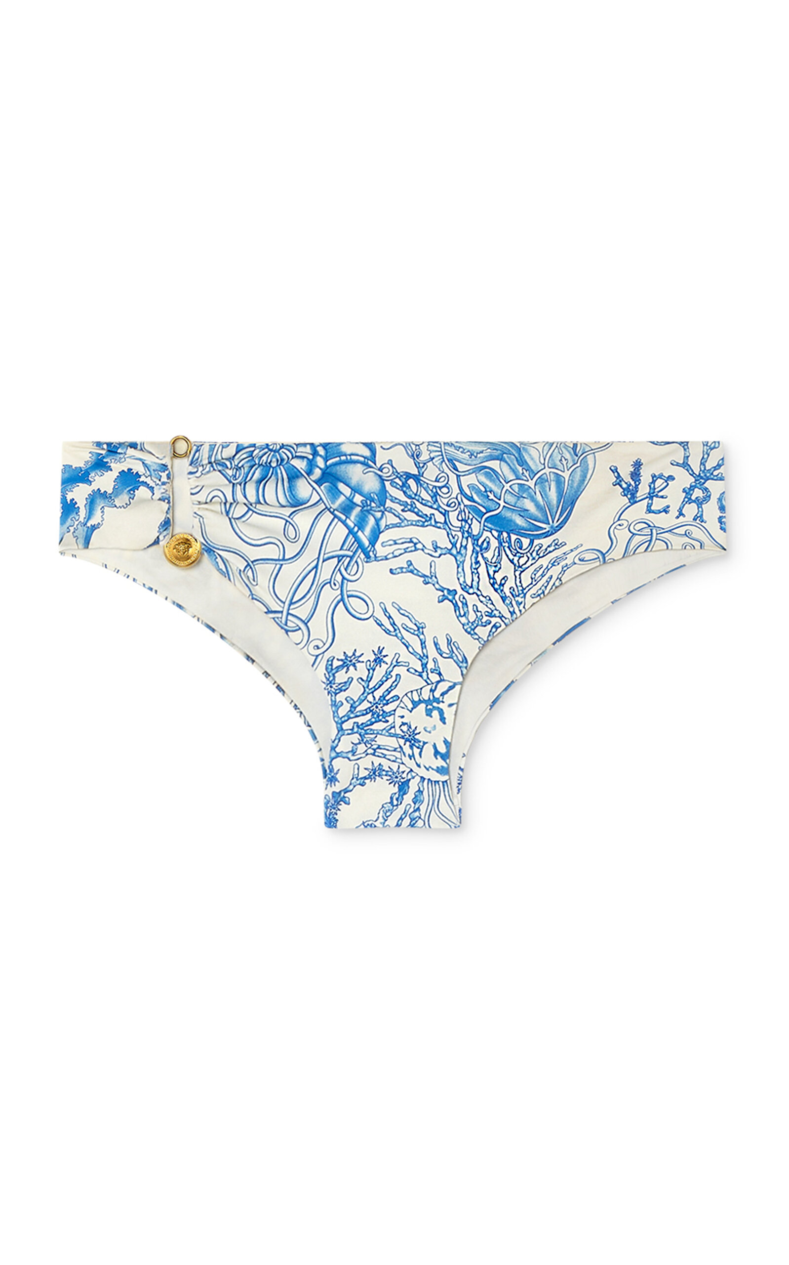 Versace La Vacanza Barocco-printed Bikini Bottom