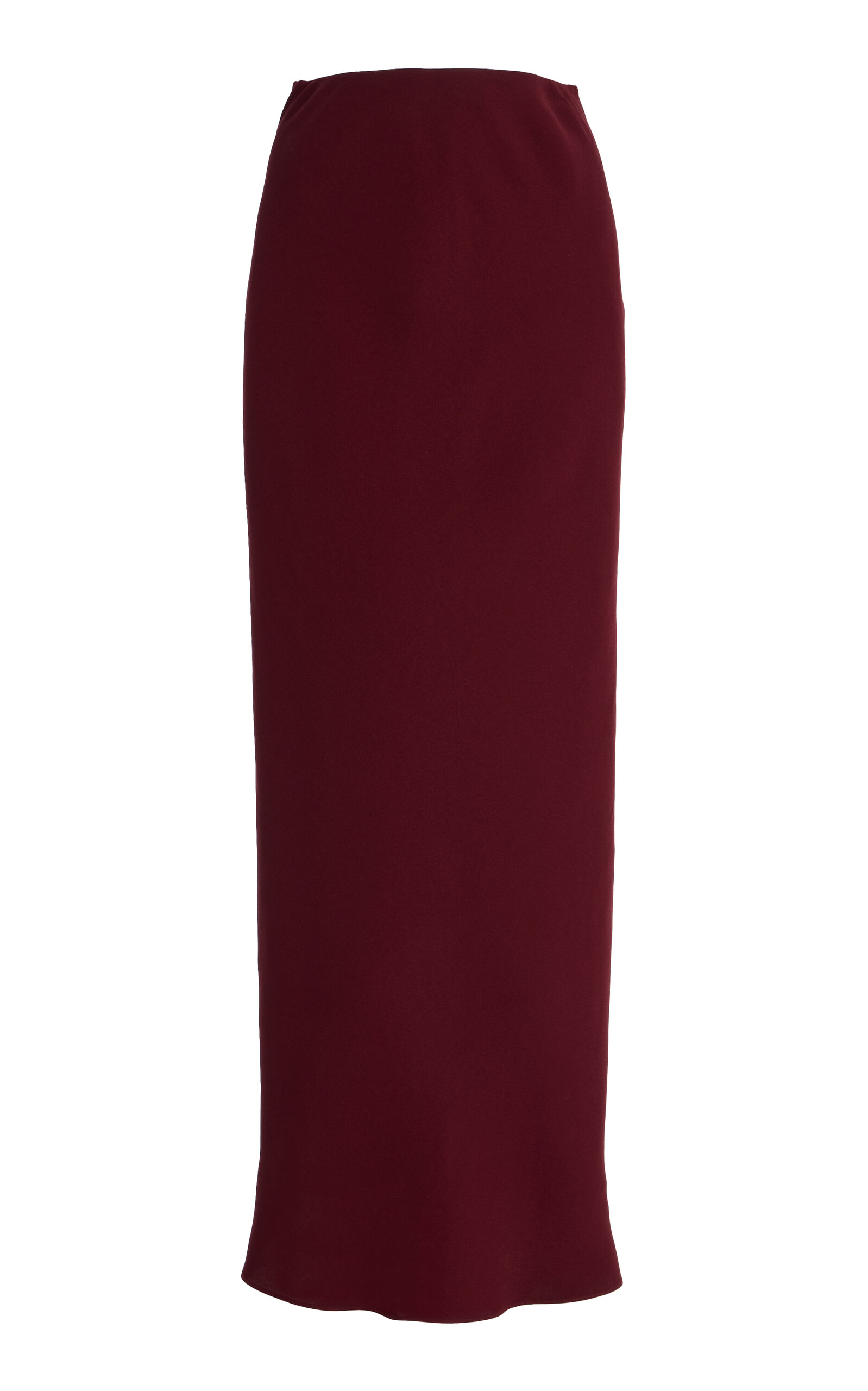 Bias-Cut Crepe Skirt