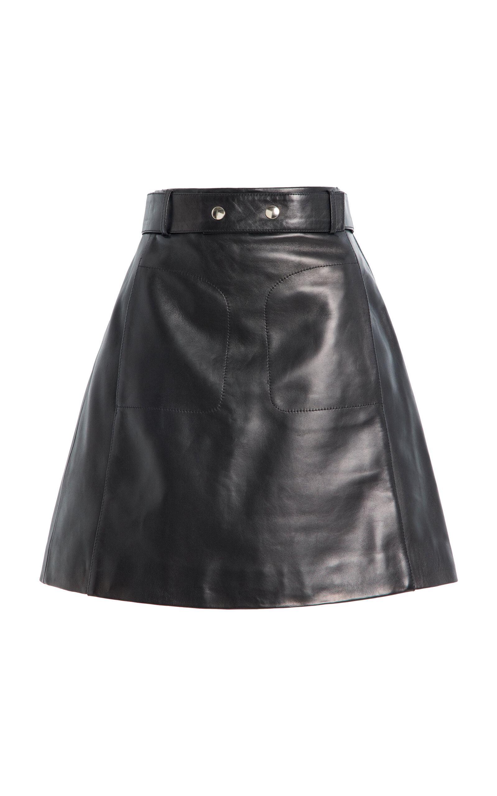 ARMA Bessie Leather Mini Skirt