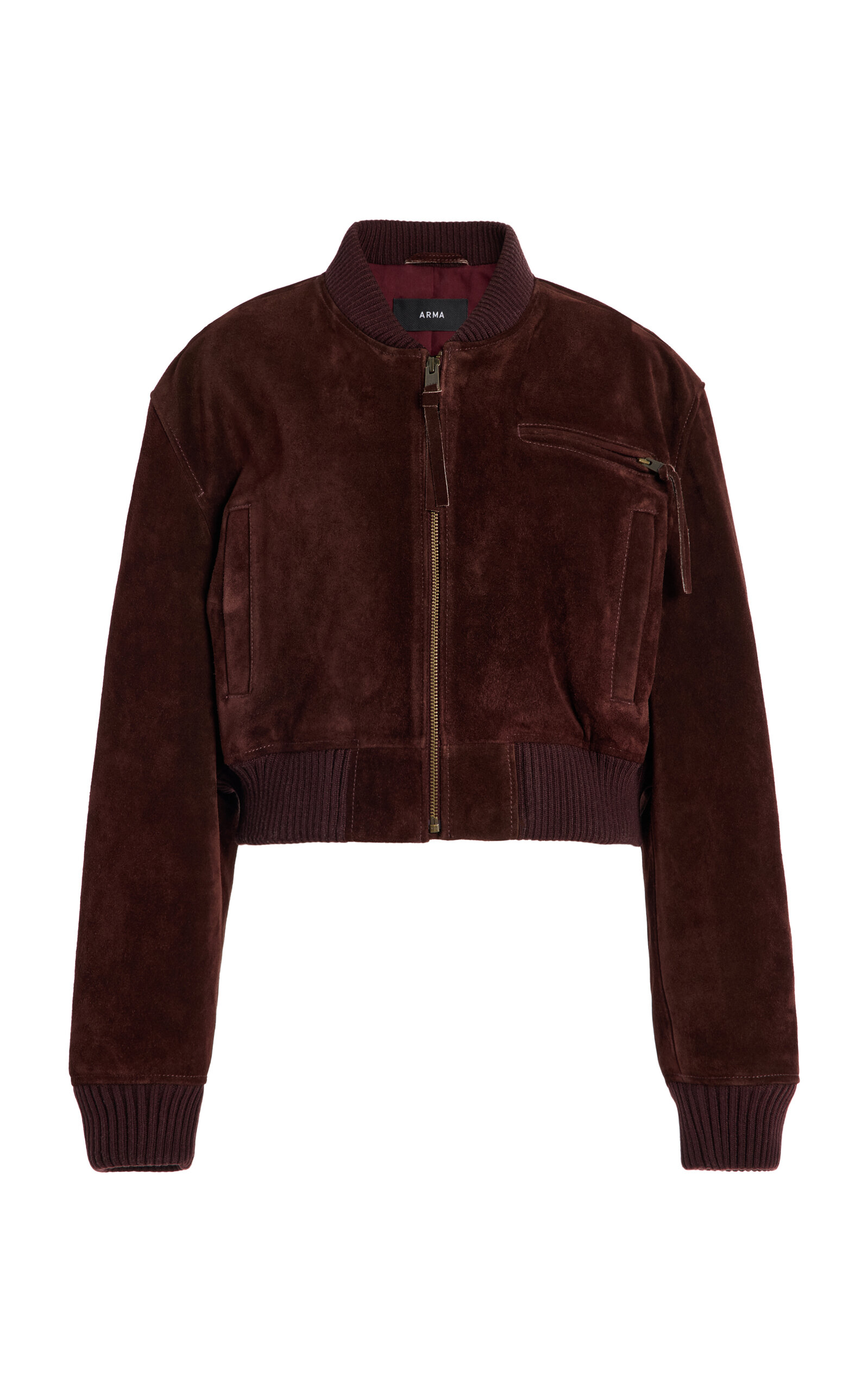 Arma Elettra Gritty Suede In Burgundy