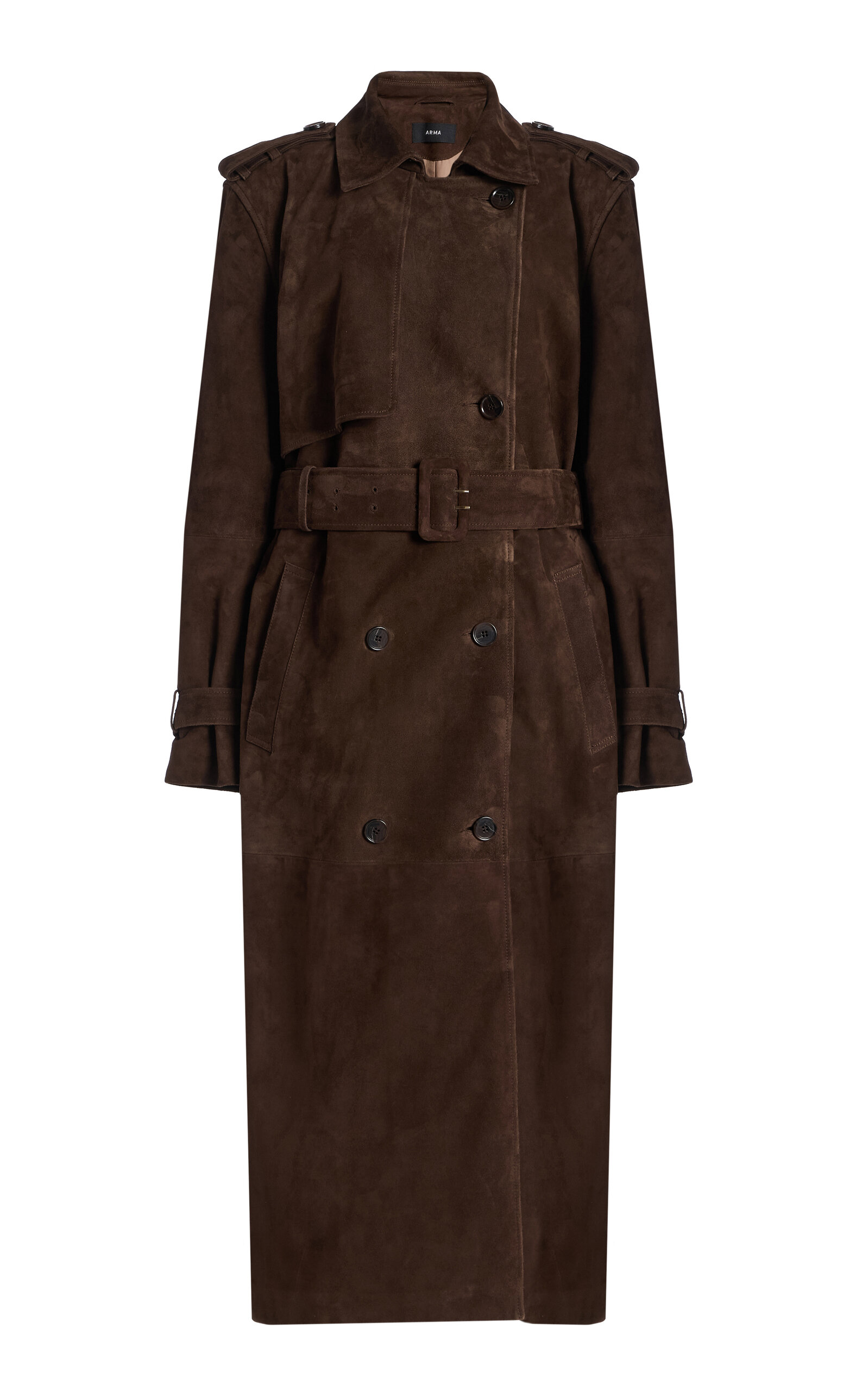 ARMA Benedict Suede Trench Coat