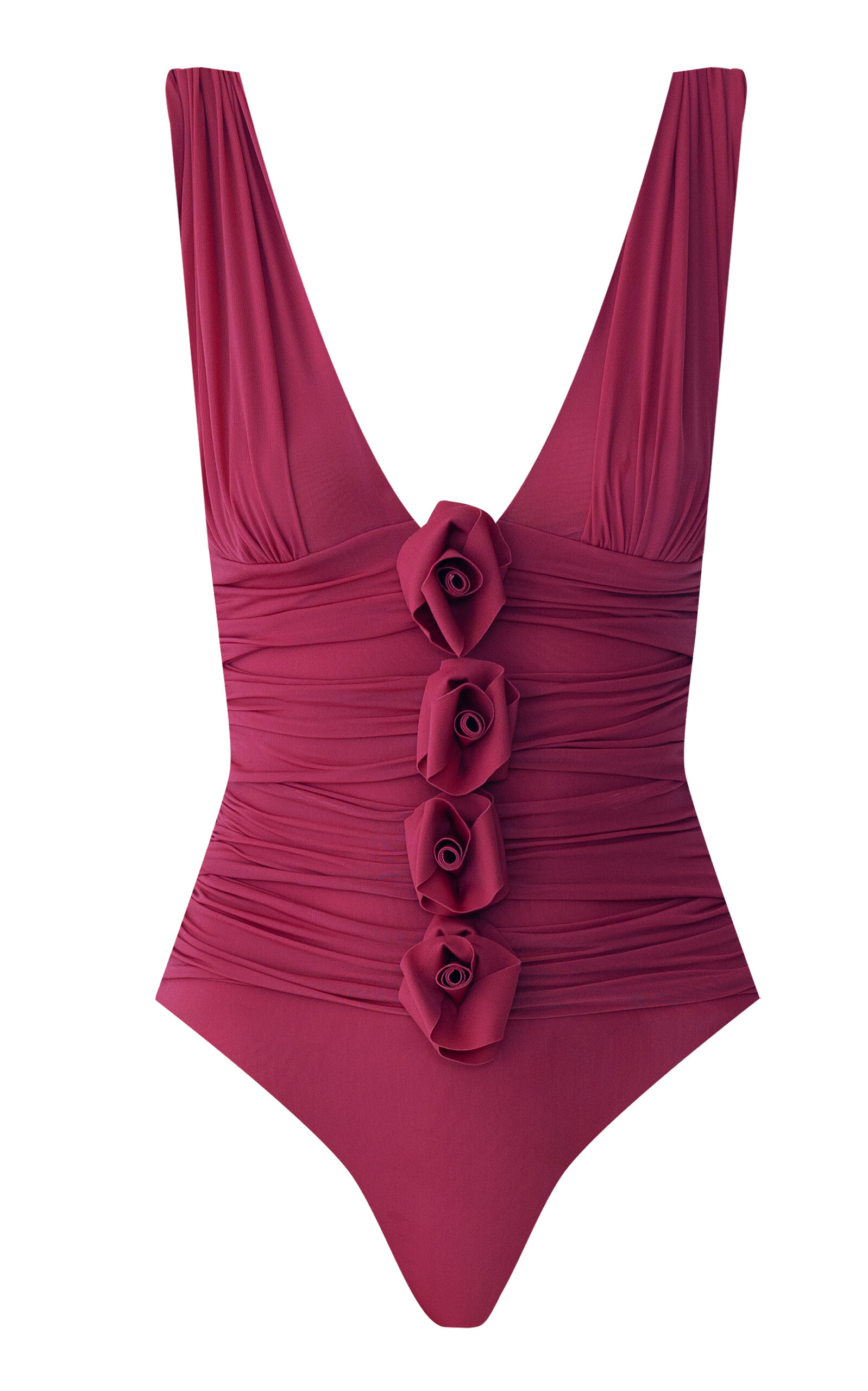 Maygel Coronel Nispero One-Piece Swimsuit - Burgundy - OS
