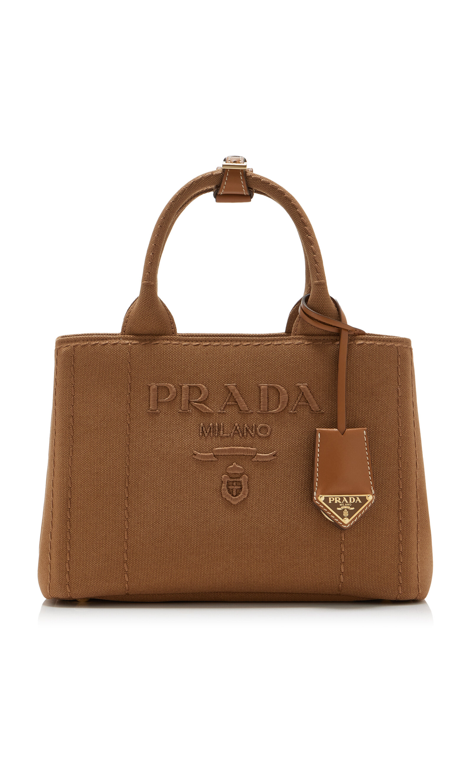 Prada Jardinière Canvas Tote Bag