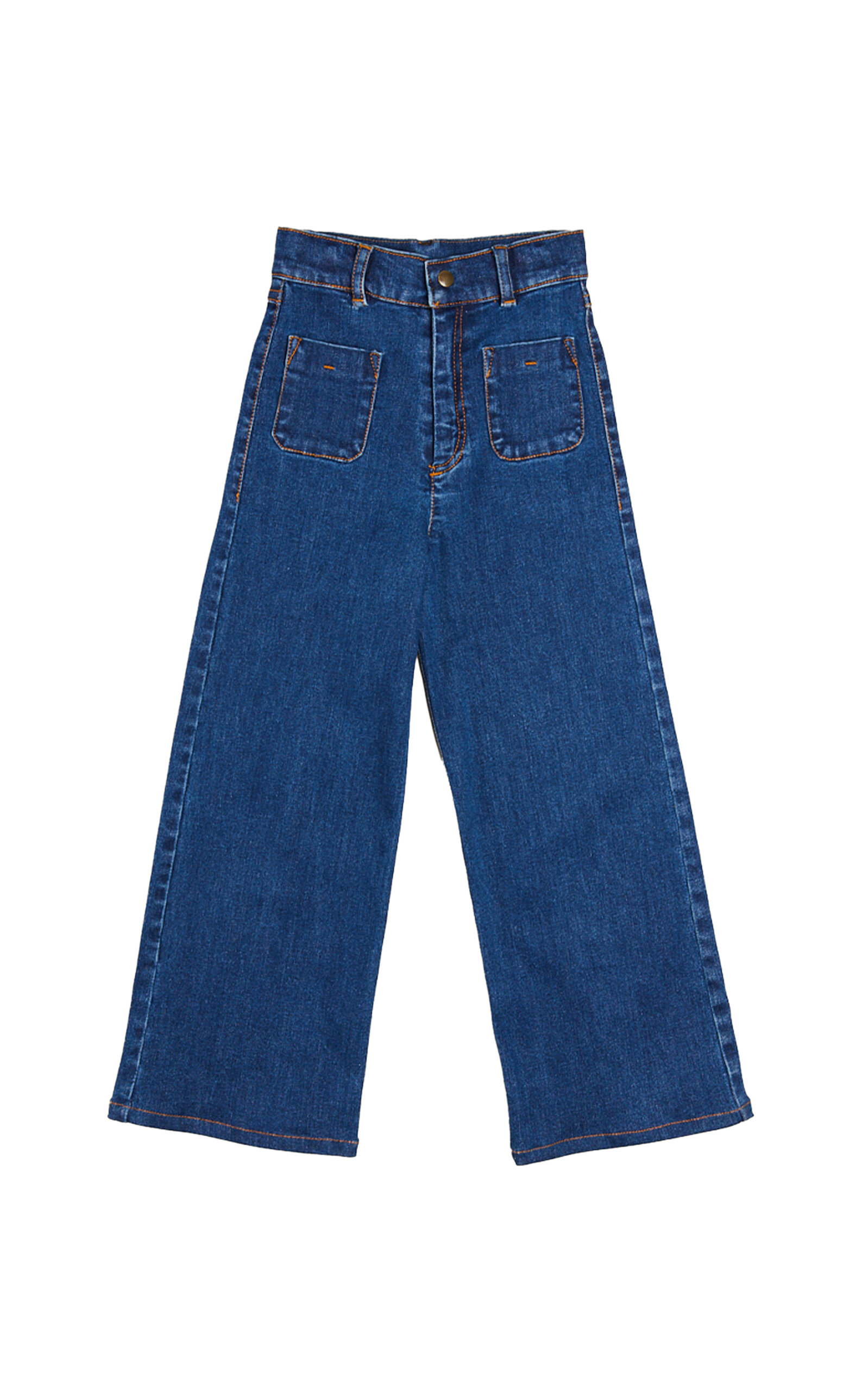 Pepa London Denim Wide Leg Trousers - Women's Clothing