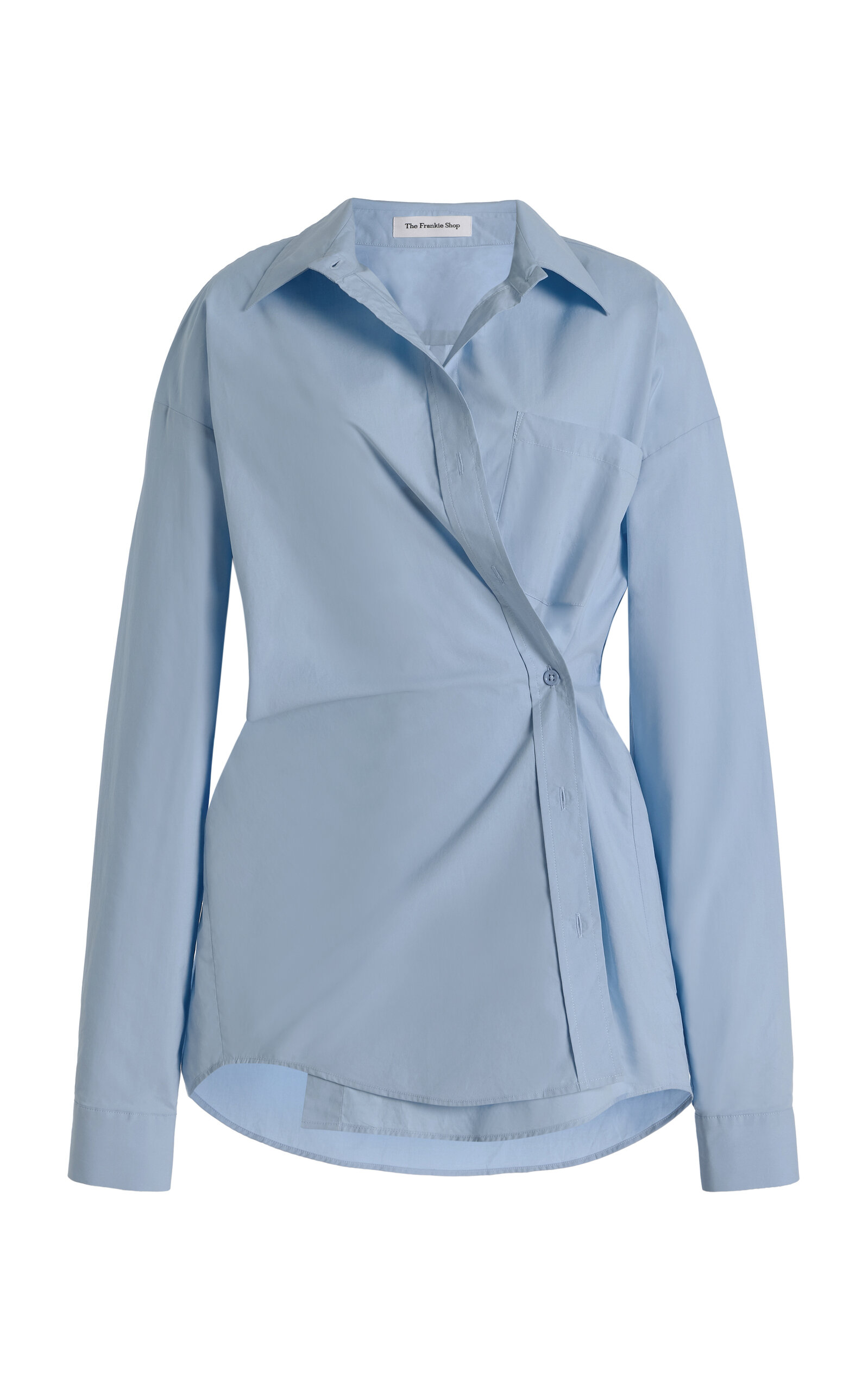 The Frankie Shop Ornella Button-Up Cotton Shirt