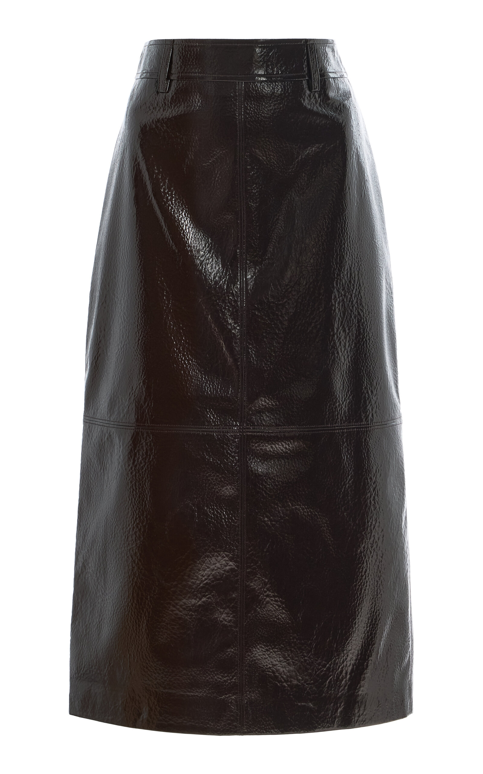 The Frankie Shop Taney Pencil Skirt In Brown