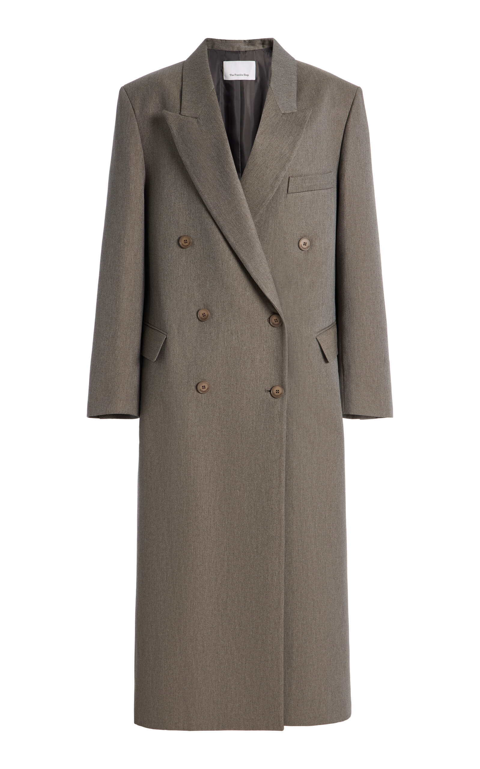 The Frankie Shop Jane Long Coat - Taupe - XS