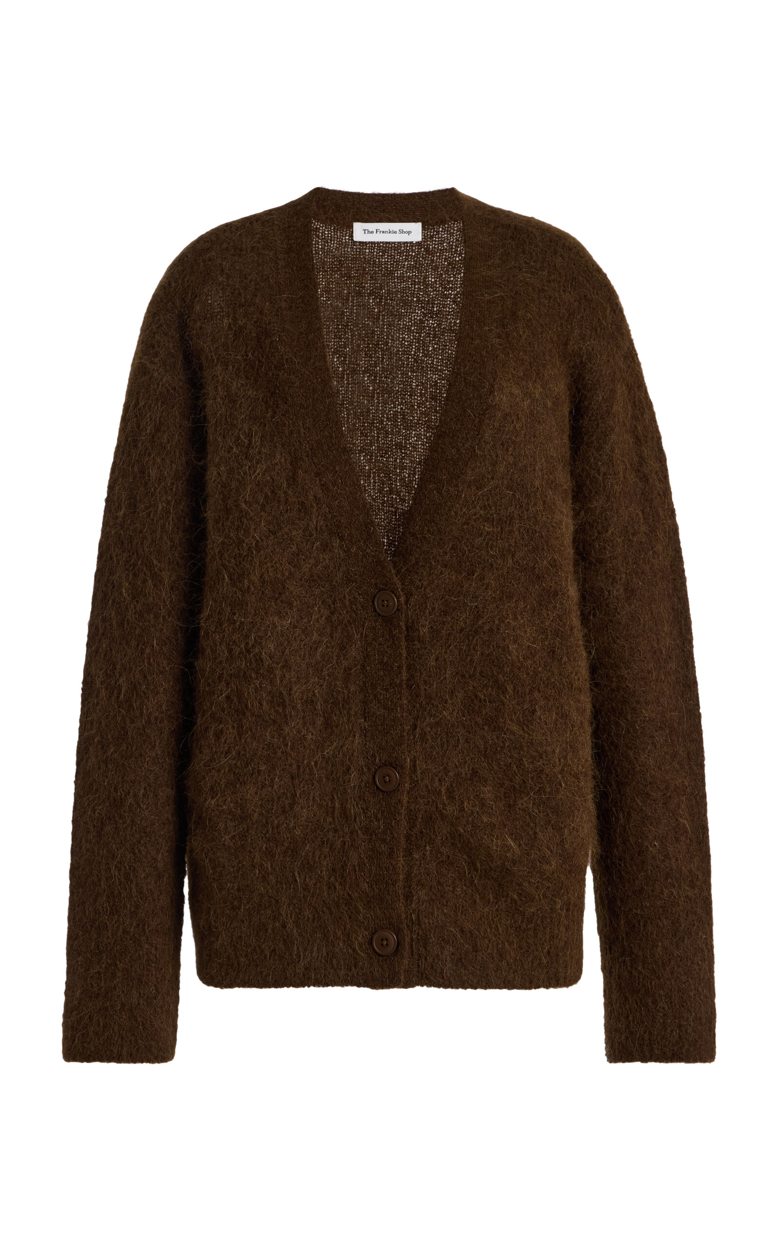 The Frankie Shop Elland Oversized Alpaca-Blend Cardigan